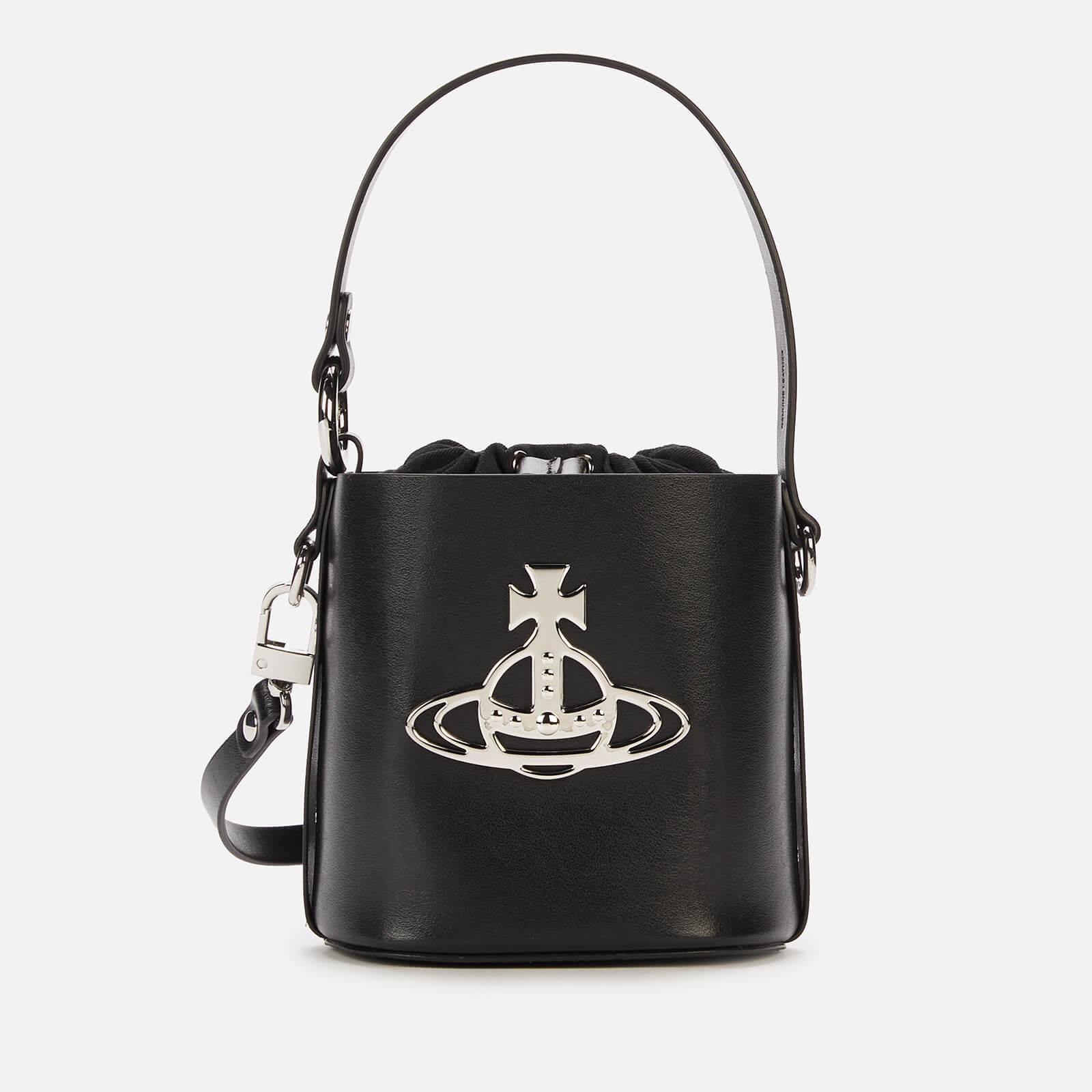Vivienne Westwood Daisy Small Drawstring Bucket Bag in Black Lyst Canada