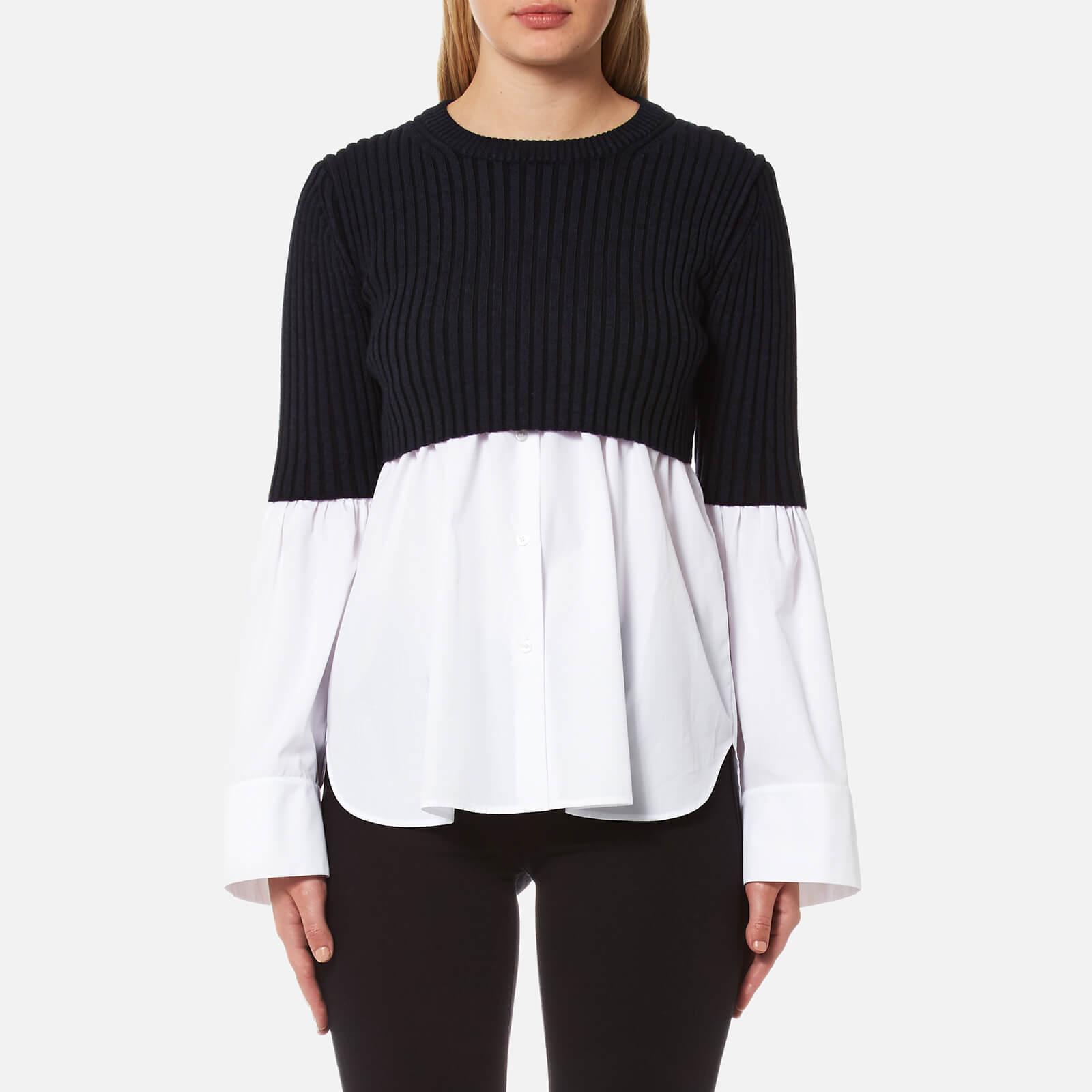 poplin shirt jumper