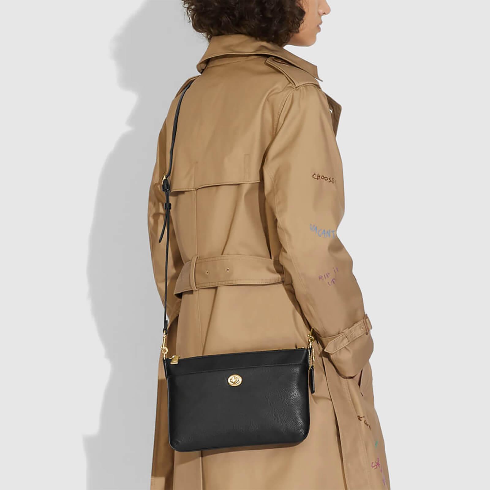 polly pebble leather crossbody bag coach