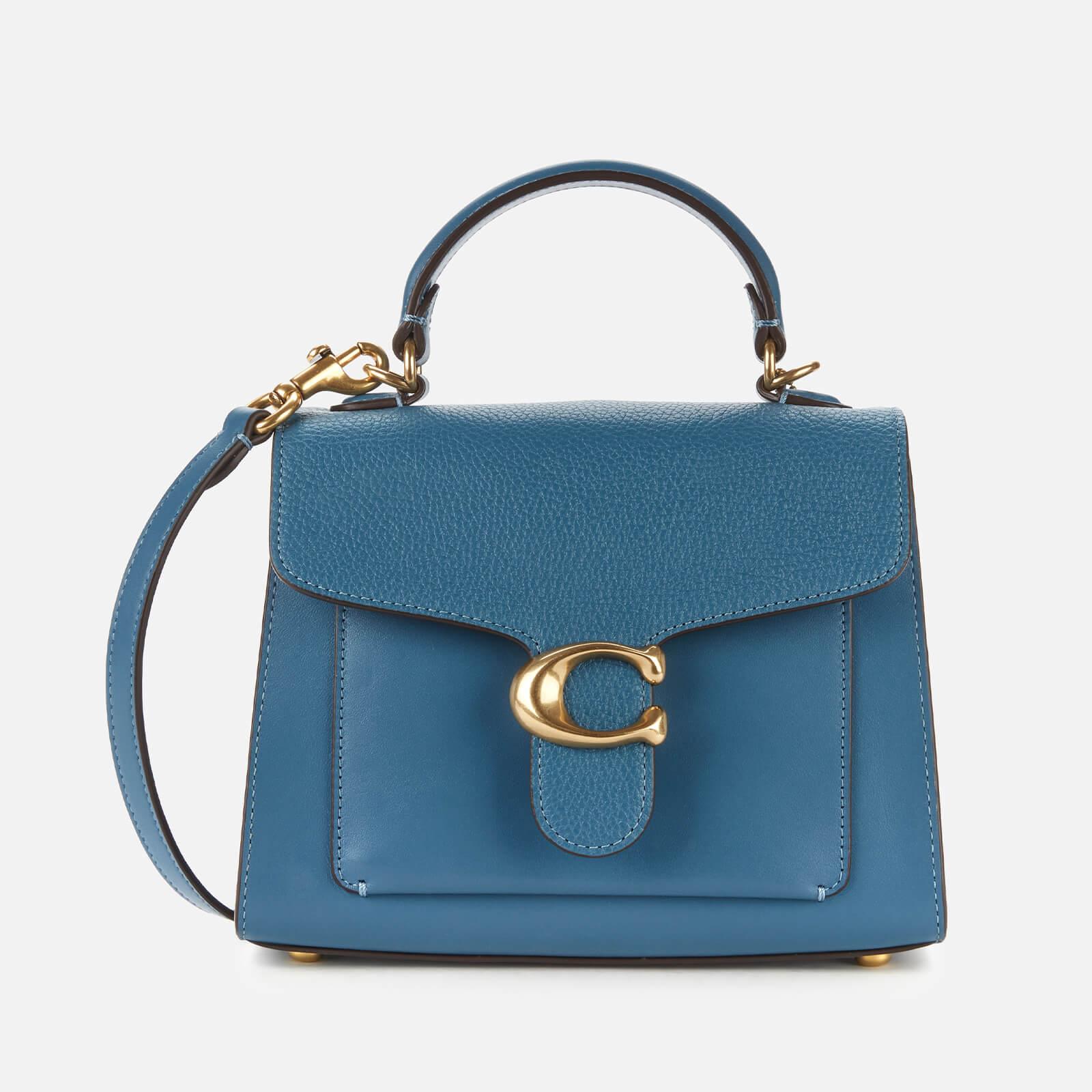 COACH Mixed Leather Tabby Top Handle 20 Bag in Blue | Lyst Australia