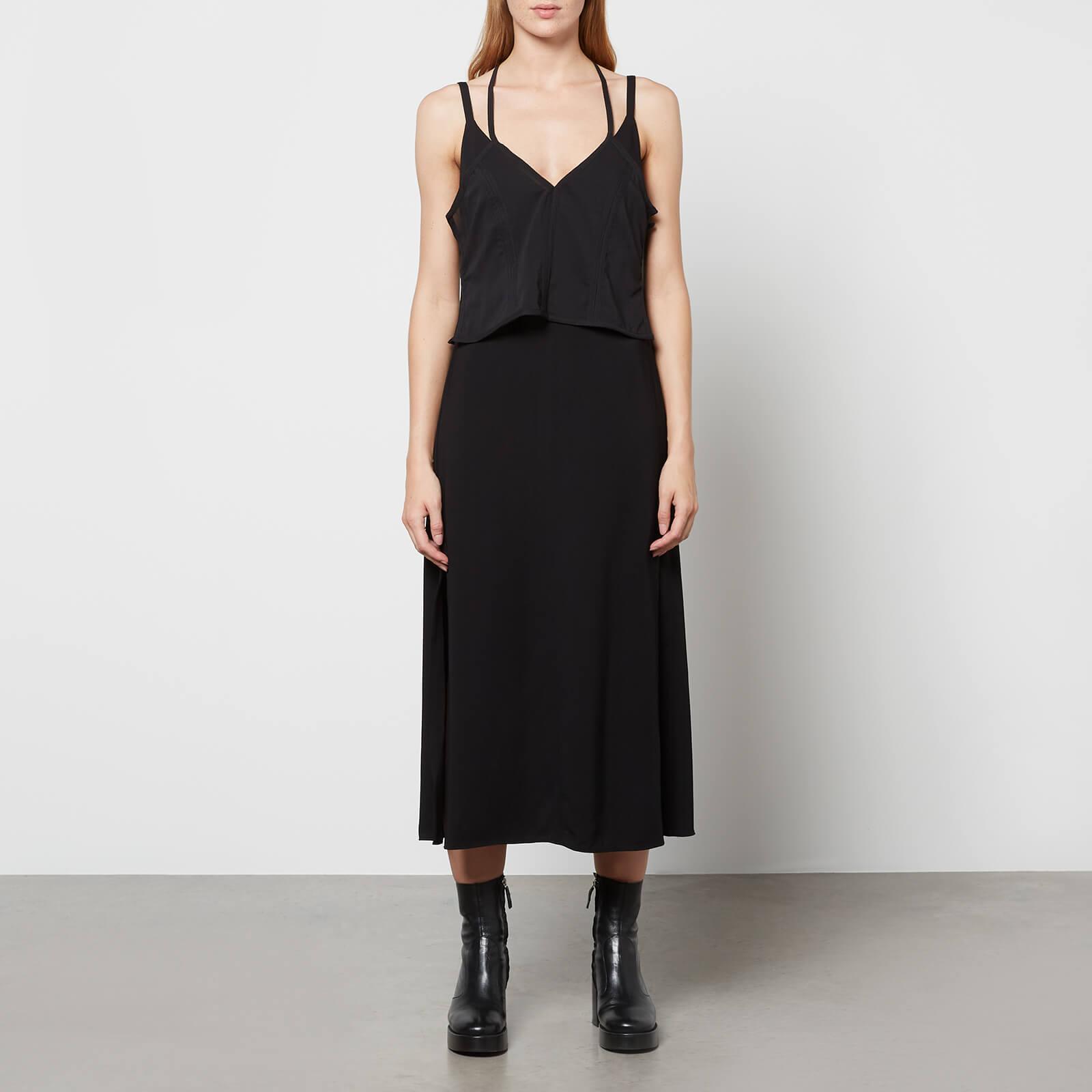 3.1 Phillip Lim Cami Dress With Deconstructed Layer in Black | Lyst