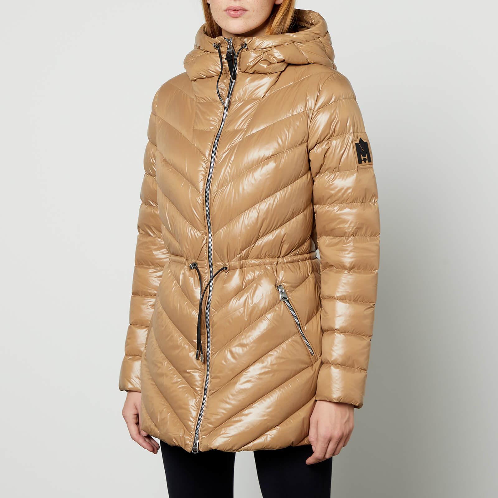Mackage Arita Quilted Nylon Down Coat in Natural Lyst