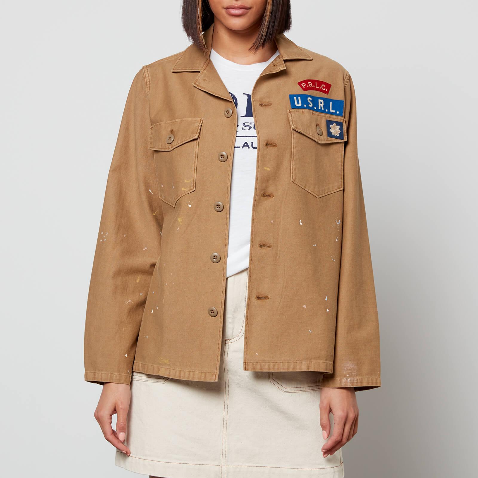 Polo Ralph Lauren Utility Shirt Jacket in Natural | Lyst