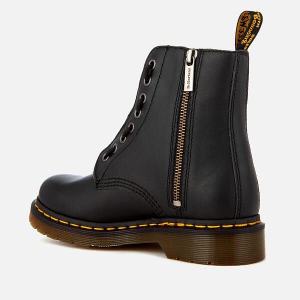 1460 pascal front zip 8 eye boot