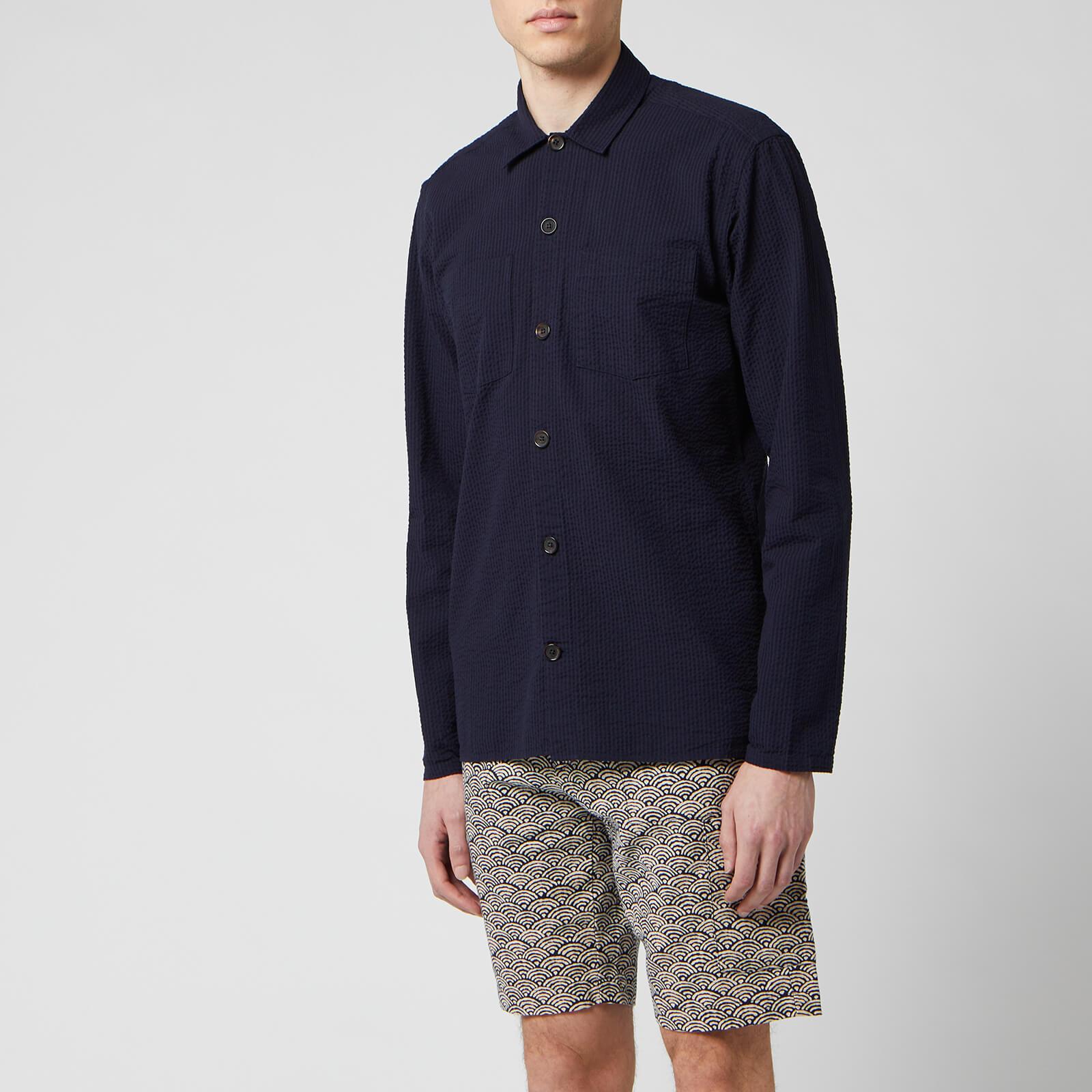 Oliver Spencer Cotton Warham Shirt In Blue For Men Lyst Oliver Spencer Cotton Warham Shirt In Blue For Men Lyst