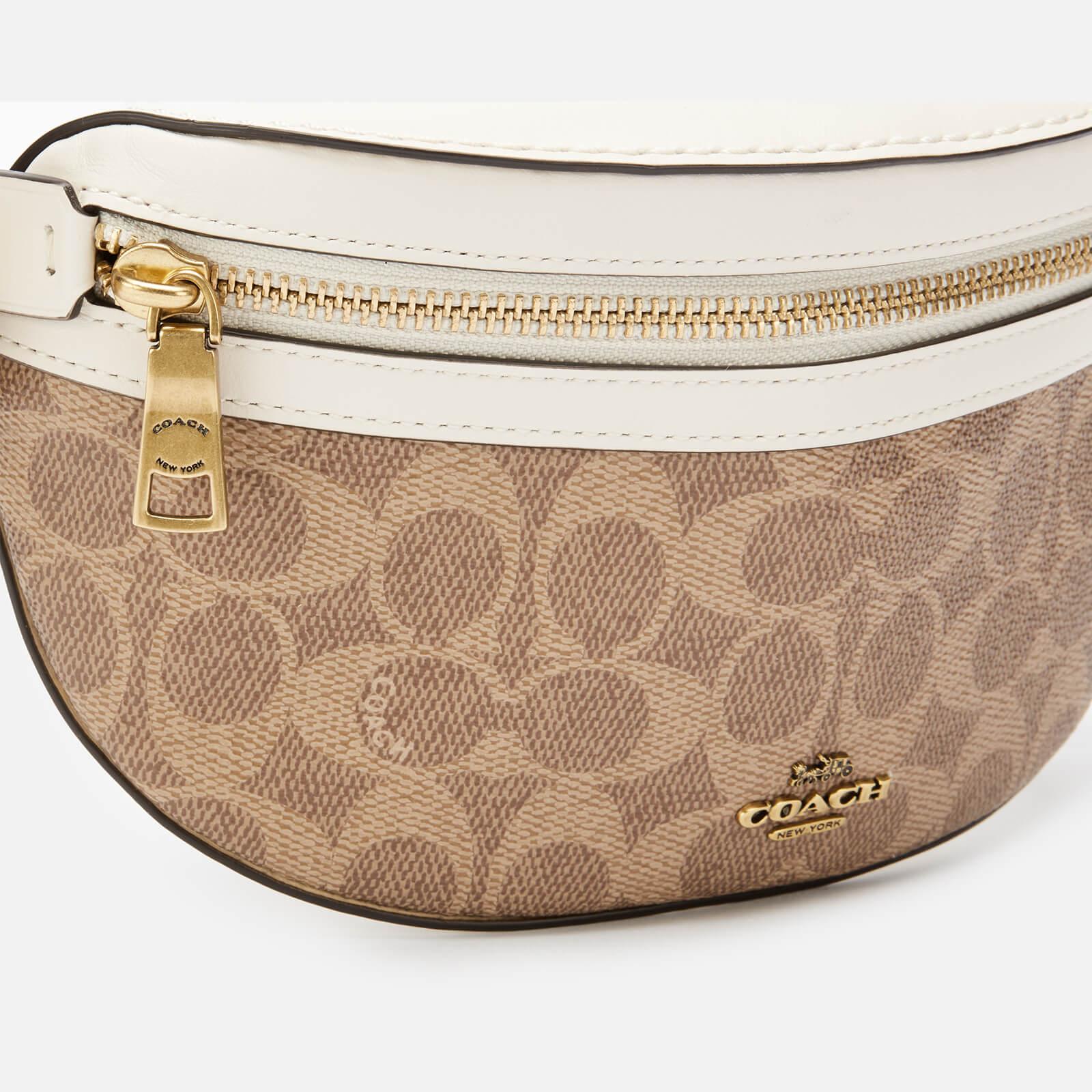 Coach belt bag in signature canvas hotsell