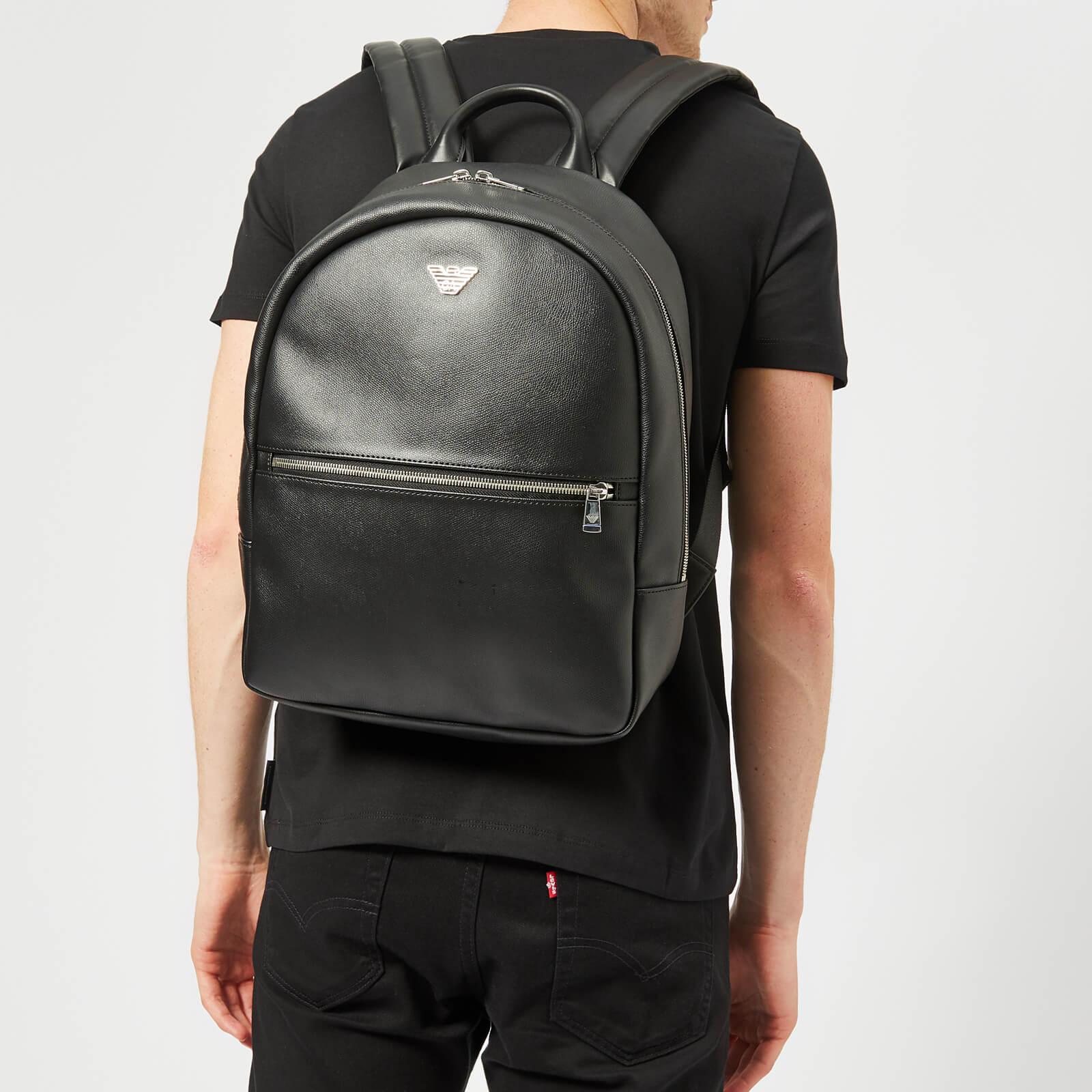 Emporio Armani Backpack in Black for Men Lyst