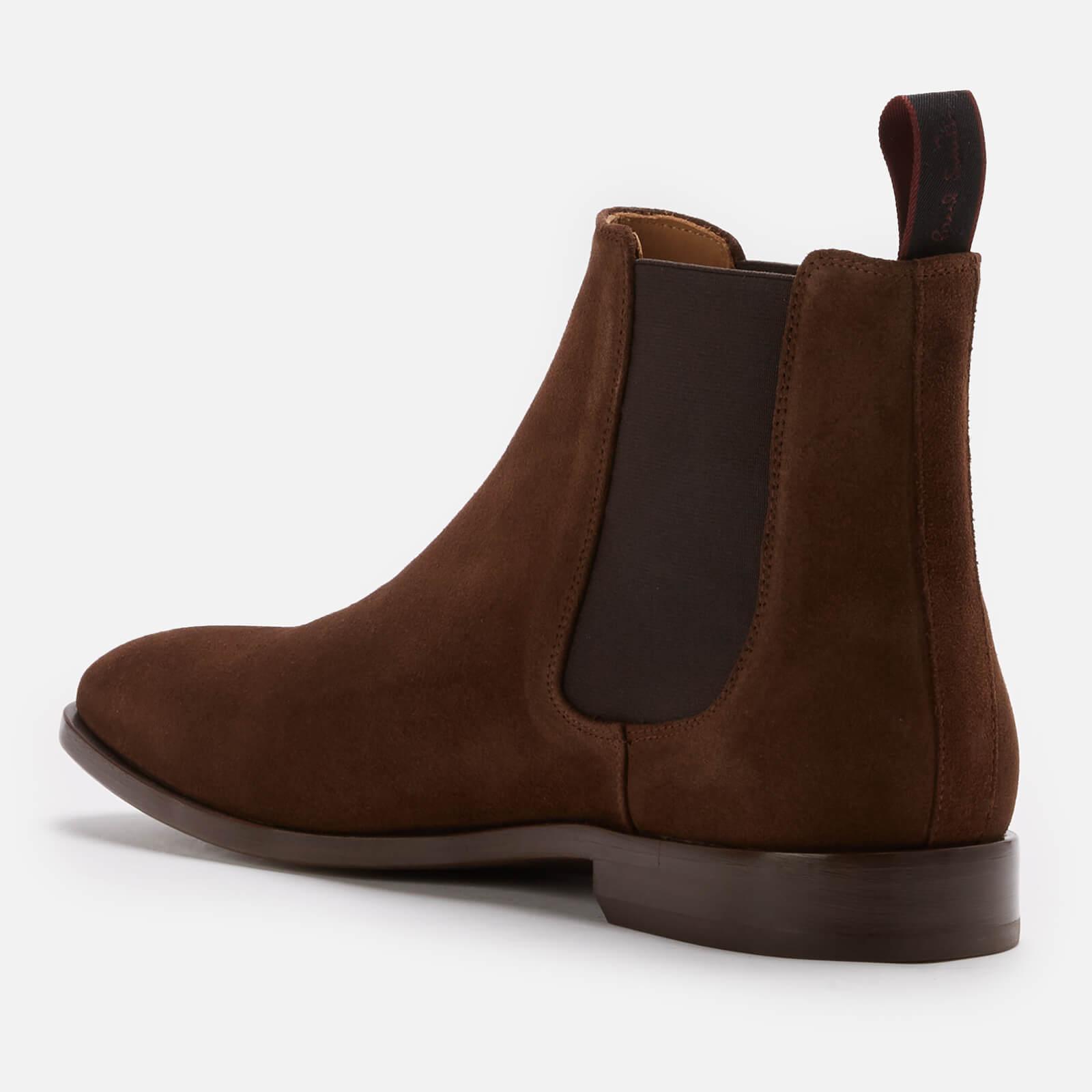 PS by Paul Smith Gerald Suede Chelsea Boots in Brown for Men | Lyst