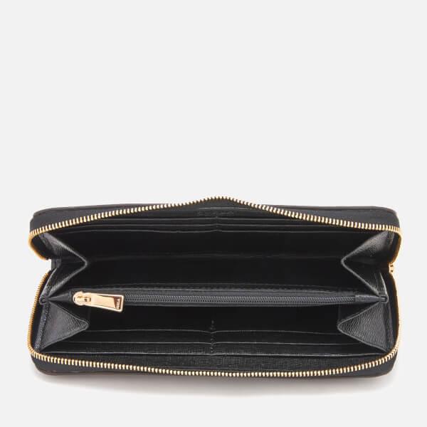 Furla Leather Women&#39;s Babylon Extra Large Zip Around Wallet in Black - Lyst