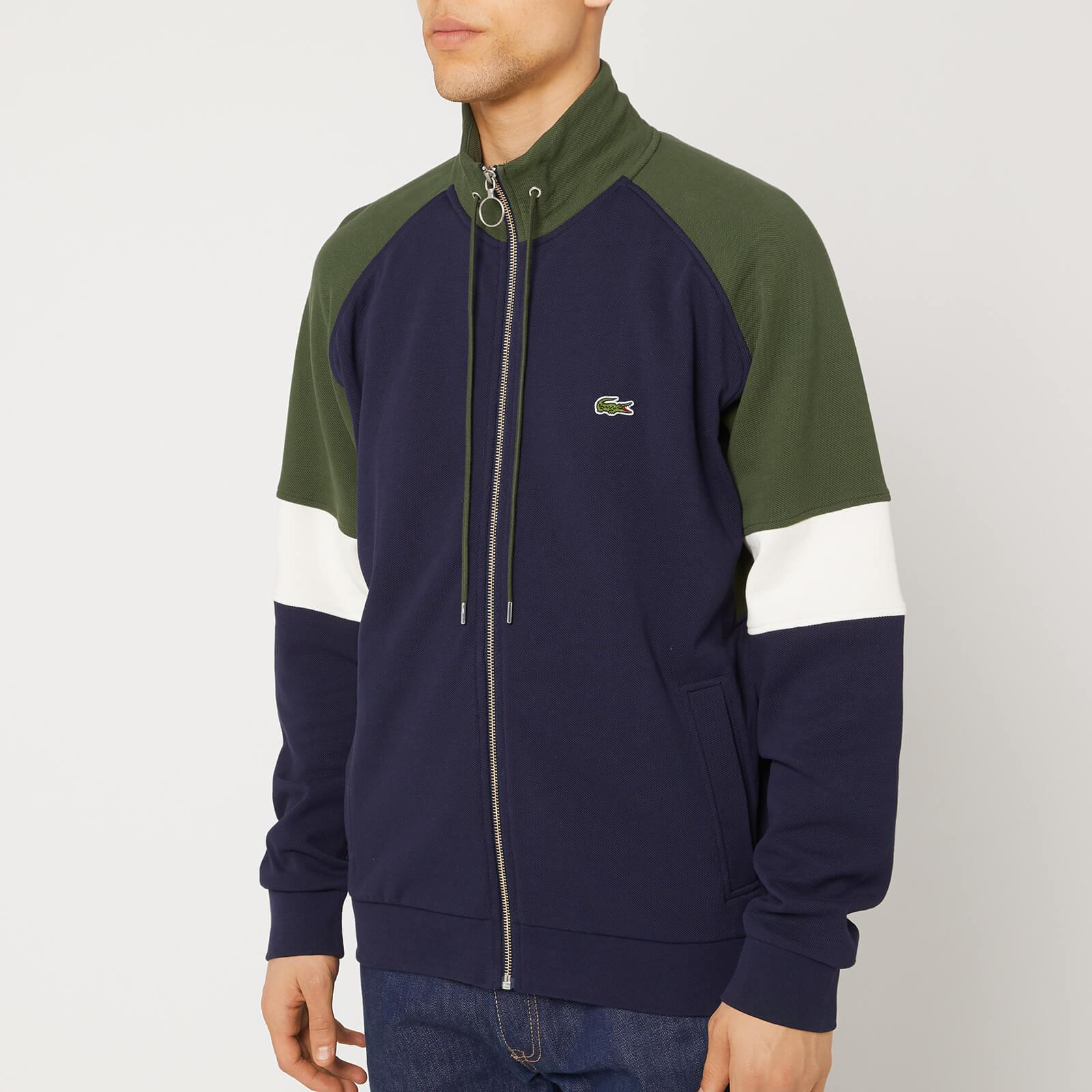 lacoste zip up jumper