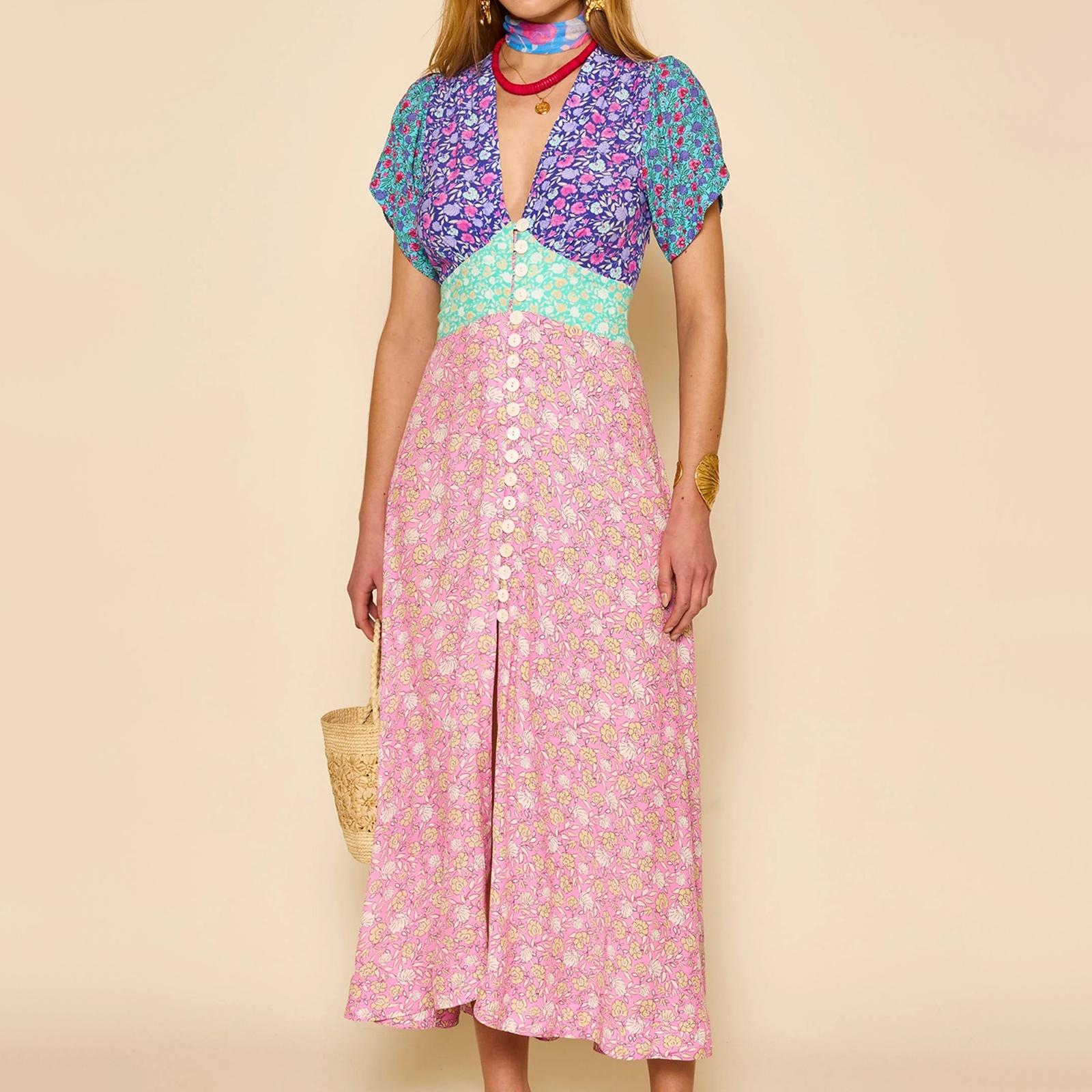 RIXO ドット コットンマキシドレス Dresses | Unique, Vintage-Inspired Mini, Maxi & Midi Dresses