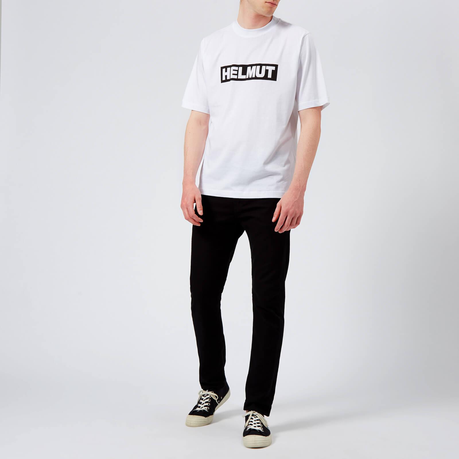 helmut lang box logo
