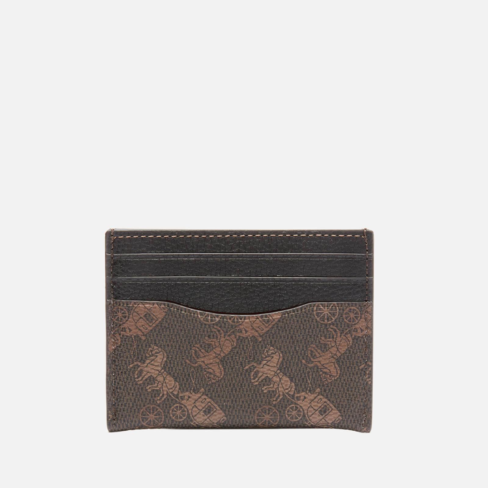 coach flat card case