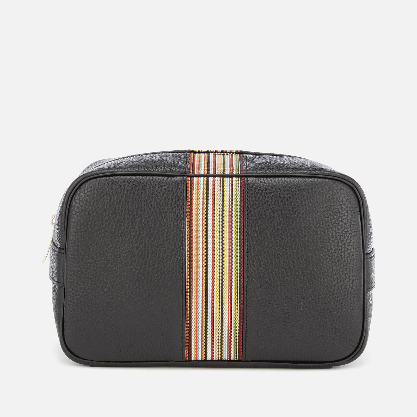 Paul Smith Leather Ps Signature Stripe Wash Bag in Black for Men Save