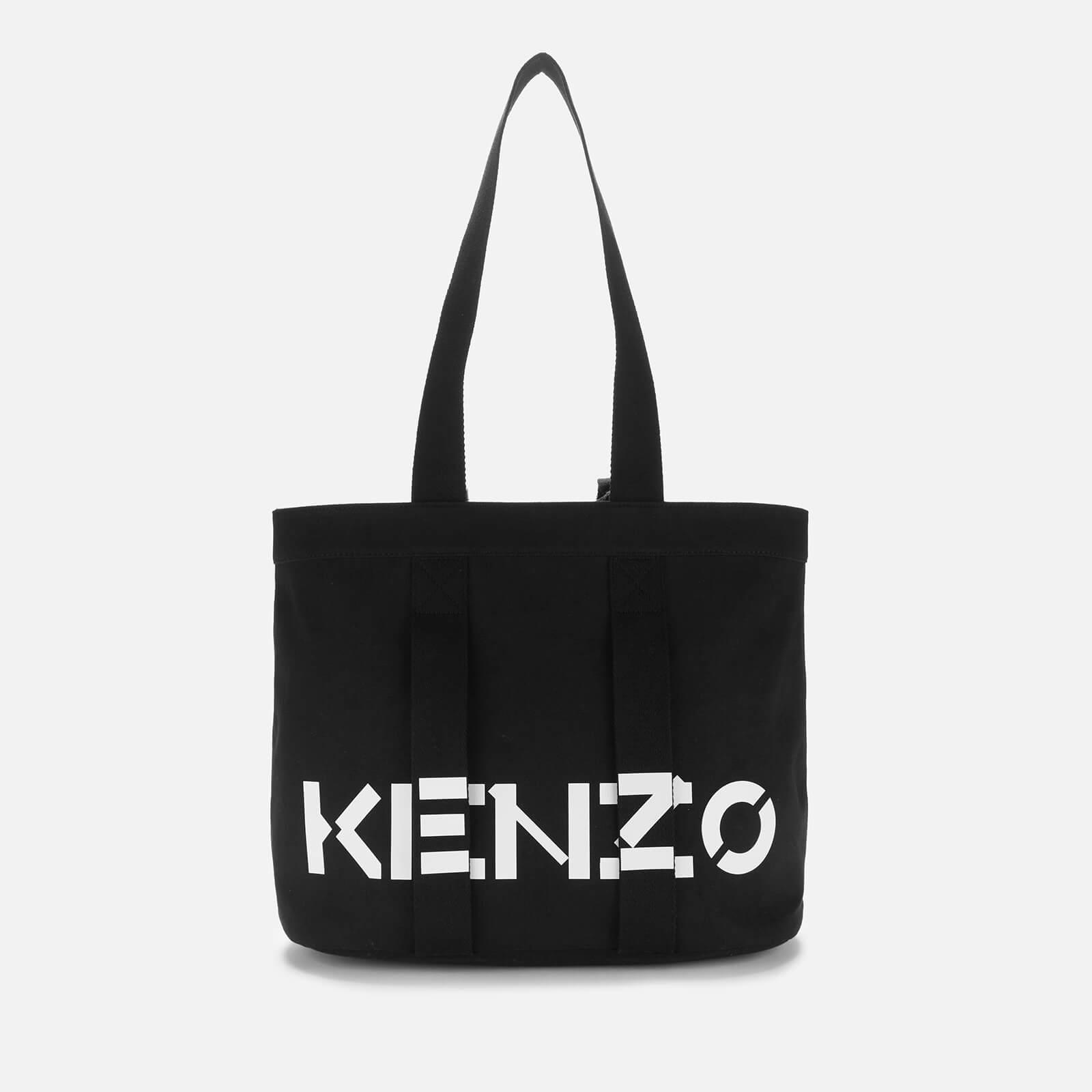 KENZO Kaba Large Tote Bag in Black | Lyst