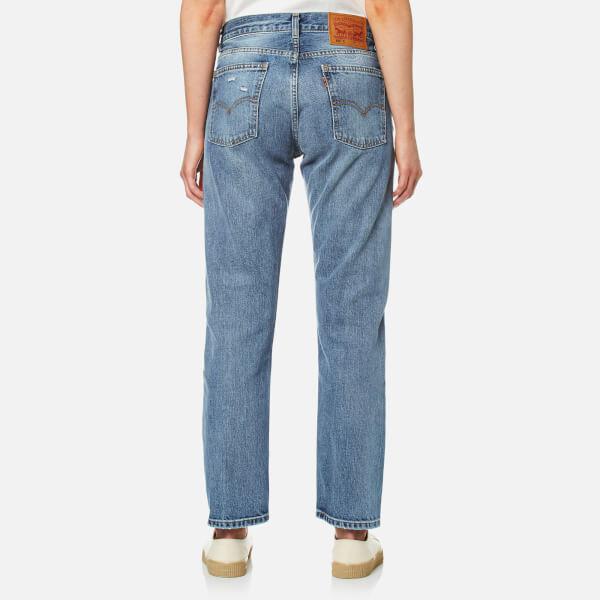 Levi's Women's Orange Tab 505 C Cropped Jeans in Blue | Lyst