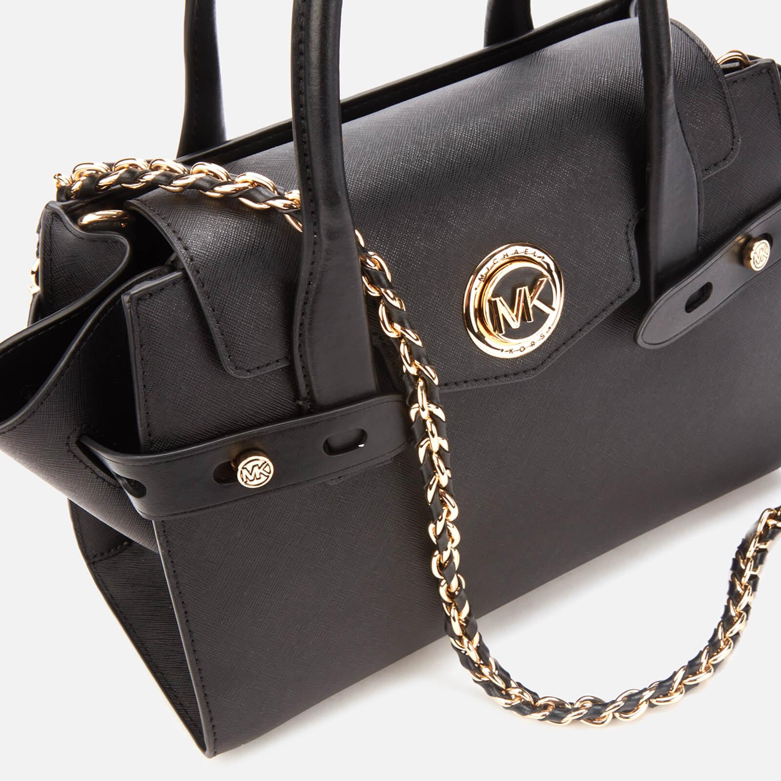 michael kors satchel black bolsa