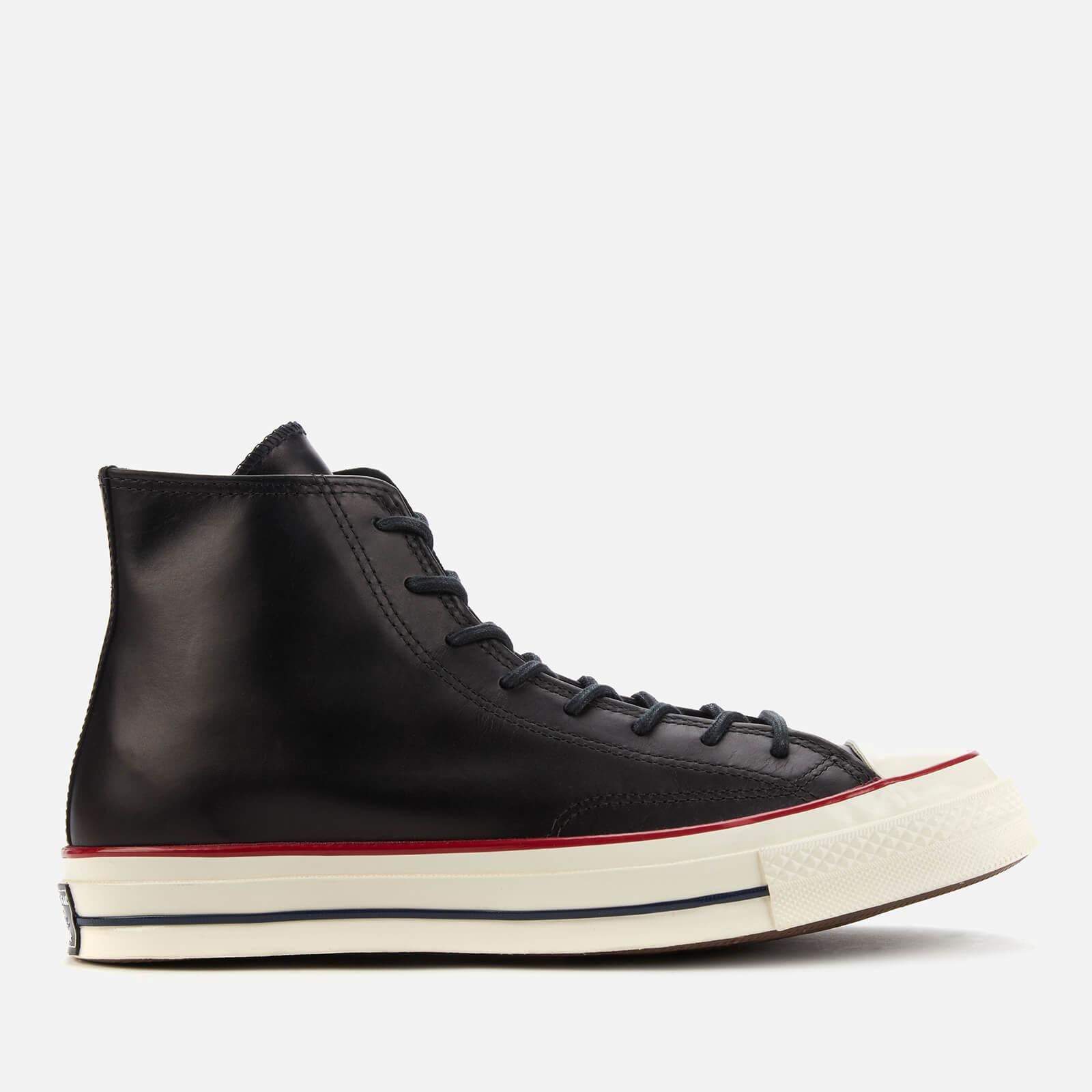 Converse Chuck 70 Premium Leather Hi-top Trainers in Black for Men | Lyst