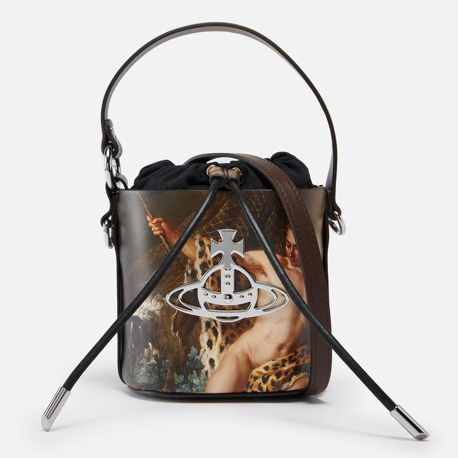 Vivienne Westwood Daisy Drawstring Bucket Bag in Black Lyst Canada