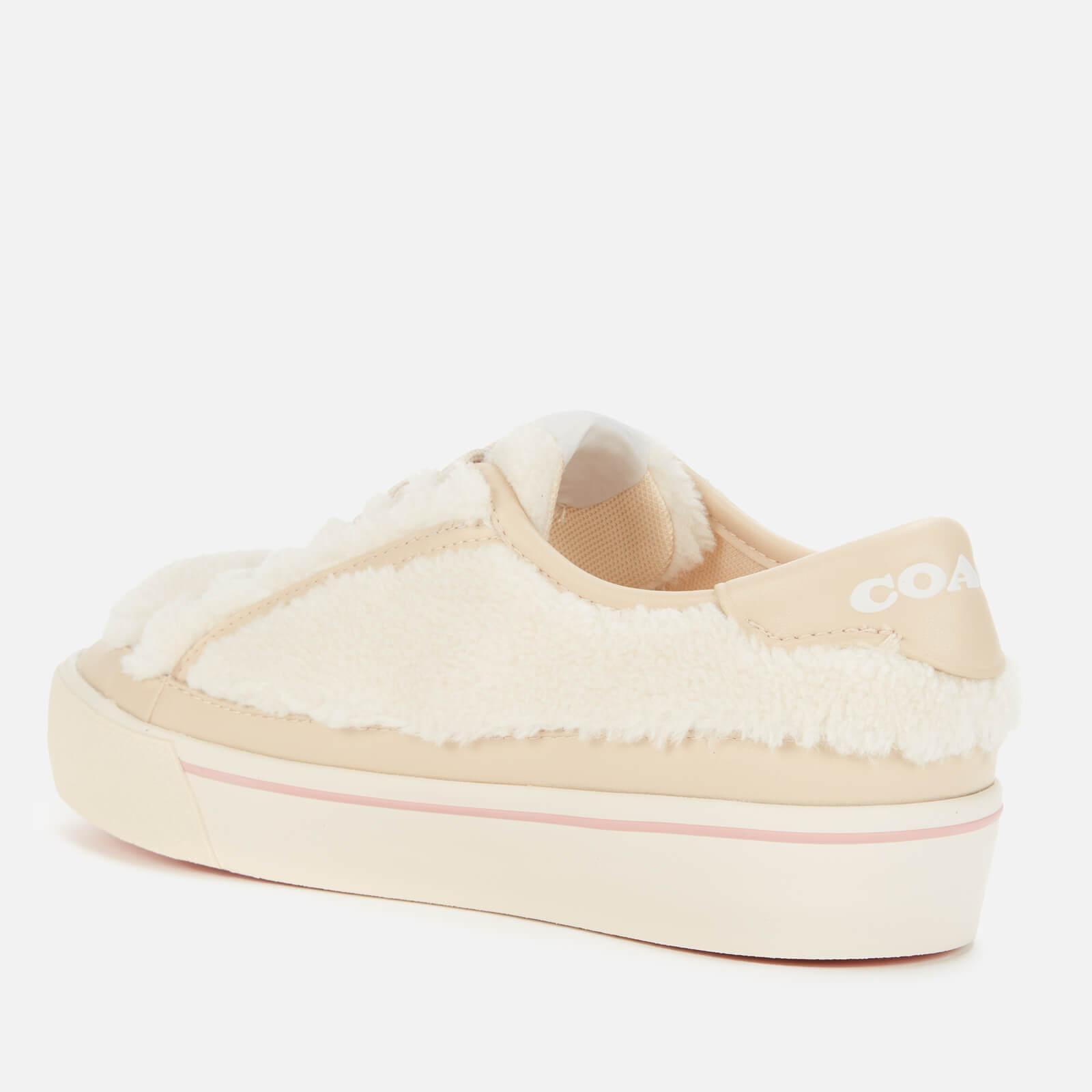 coach shearling sneakers