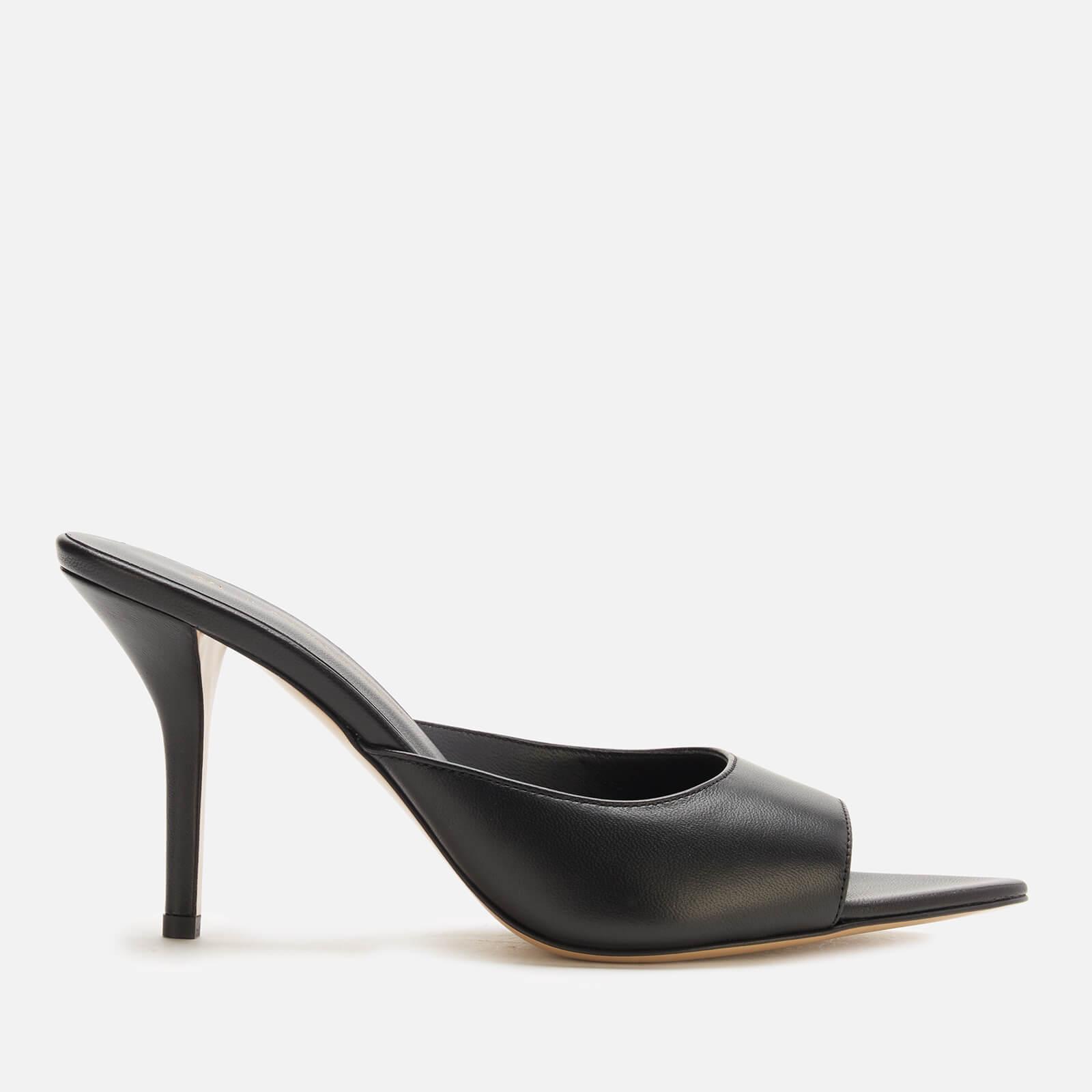Gia Borghini Gia X Pernille Teisbaek 85mm Pointed Toe Calf Leather Mules in  Black | Lyst