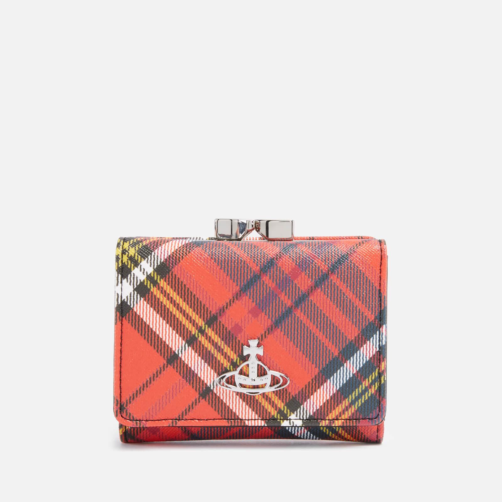 Vivienne Westwood Saffiano Faux Leather Wallet in Red | Lyst