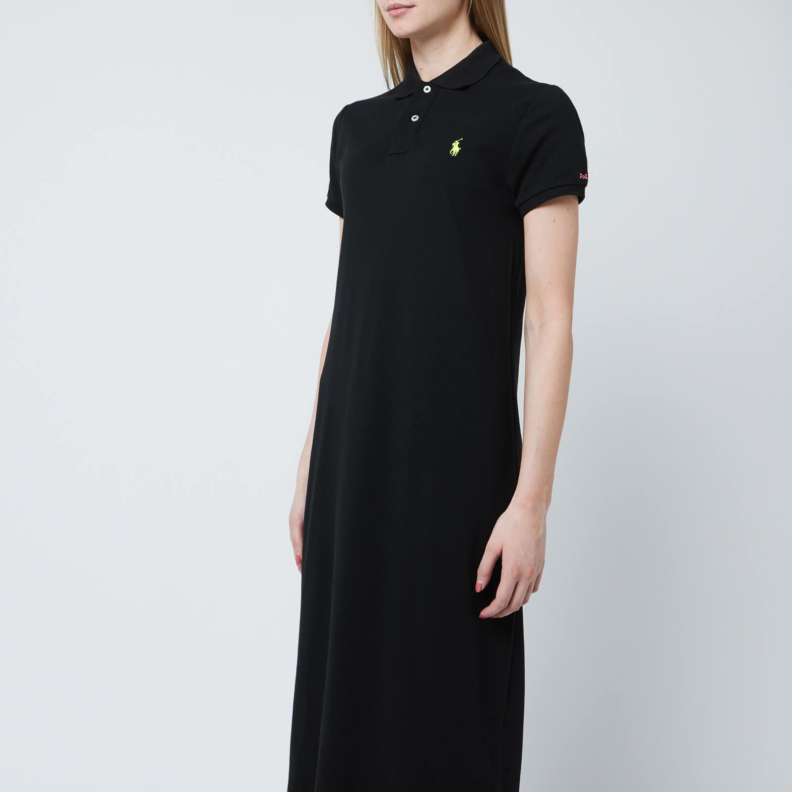 Polo Ralph Lauren Polo Womens Pony Polo Midi Dress in Black | Lyst