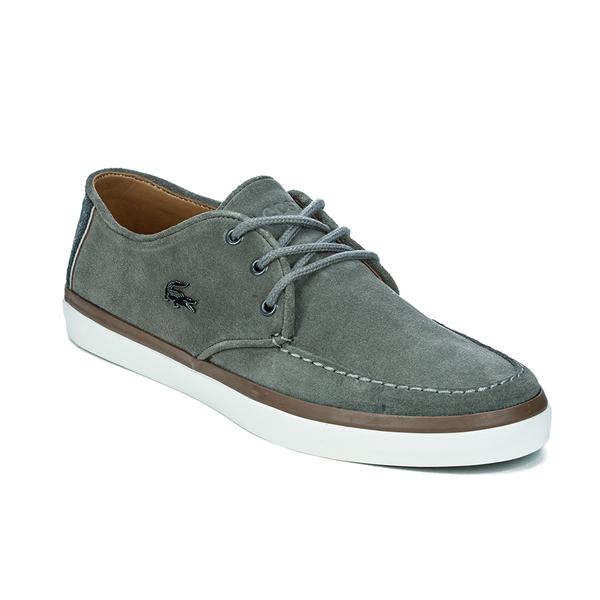 Lacoste Men's Sevrin 2 Lcr Suede Deck Shoes in Gray for Men - Lyst