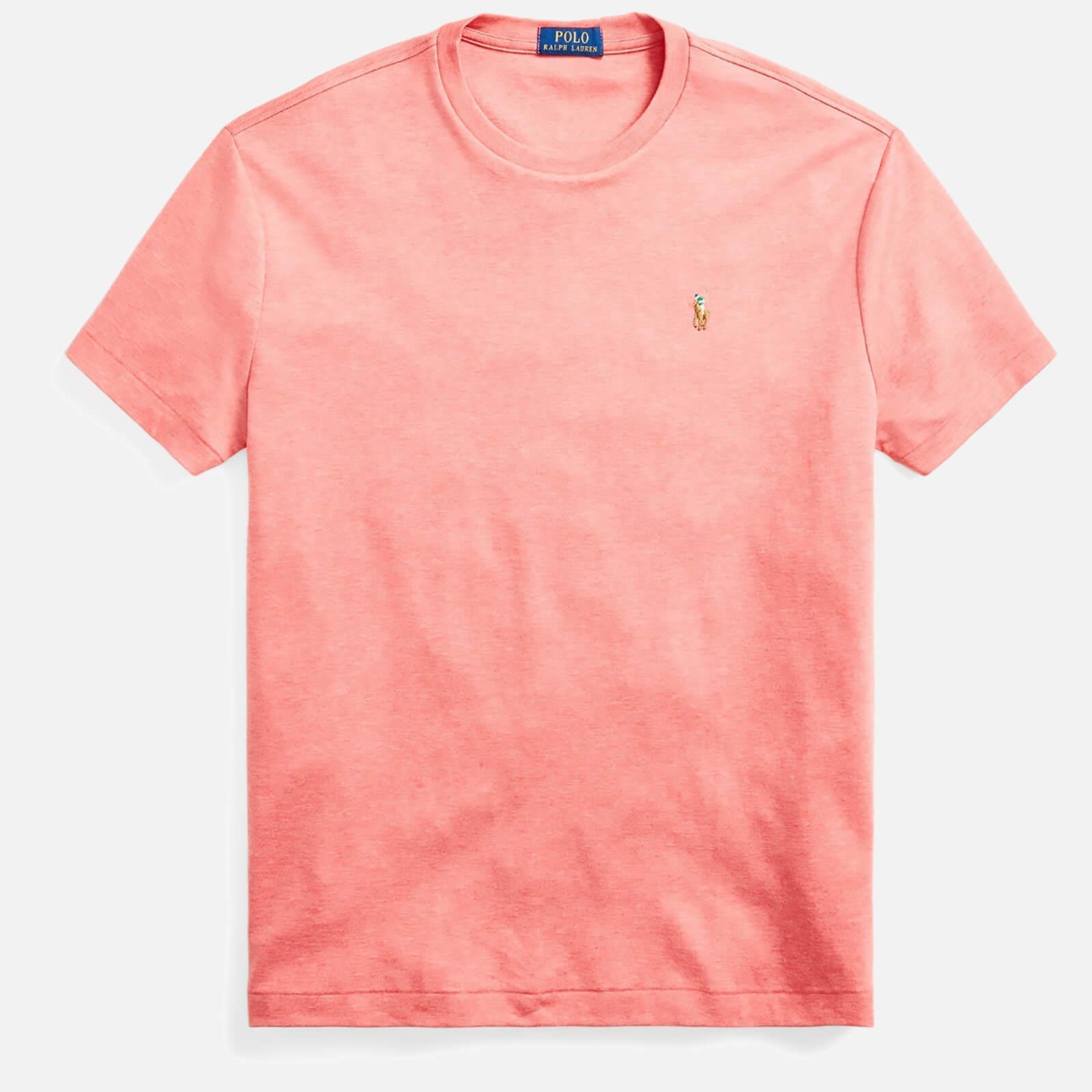 Polo Ralph Lauren Custom Slim Fit Soft Cotton T-shirt in Pink for Men | Lyst