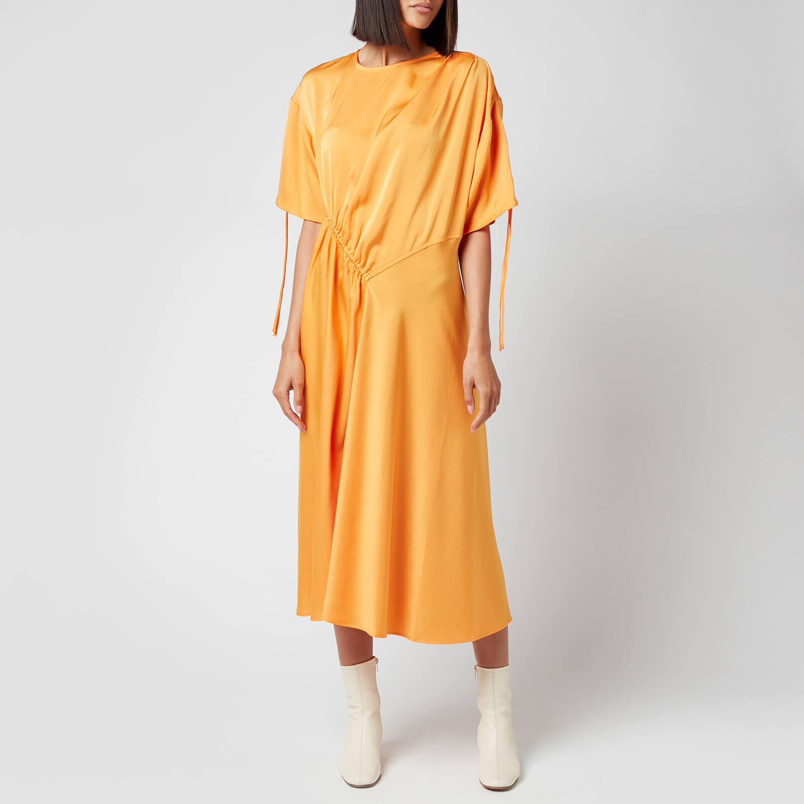 Stine Goya Satin Davina Dress in Orange | Lyst