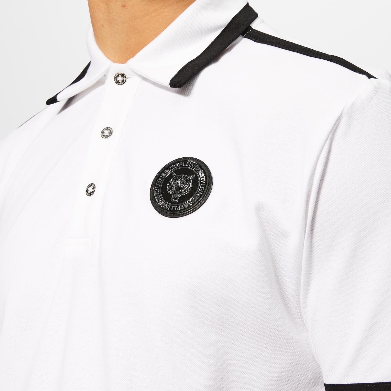 Philipp Plein Cotton Tiger Polo Shirt in White for Men - Lyst