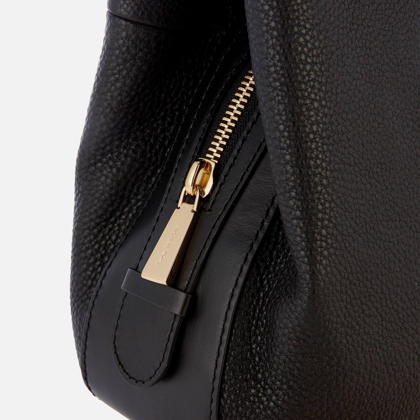Michael Kors Lillie Large Leather Shoulder Bag (Vanilla)