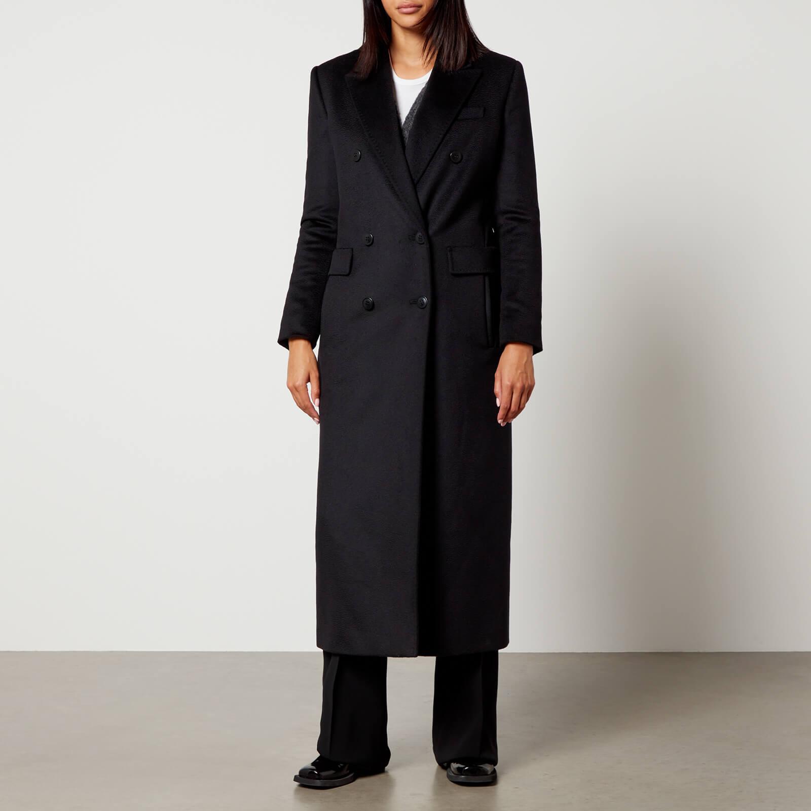 Max mara long black coat 2025