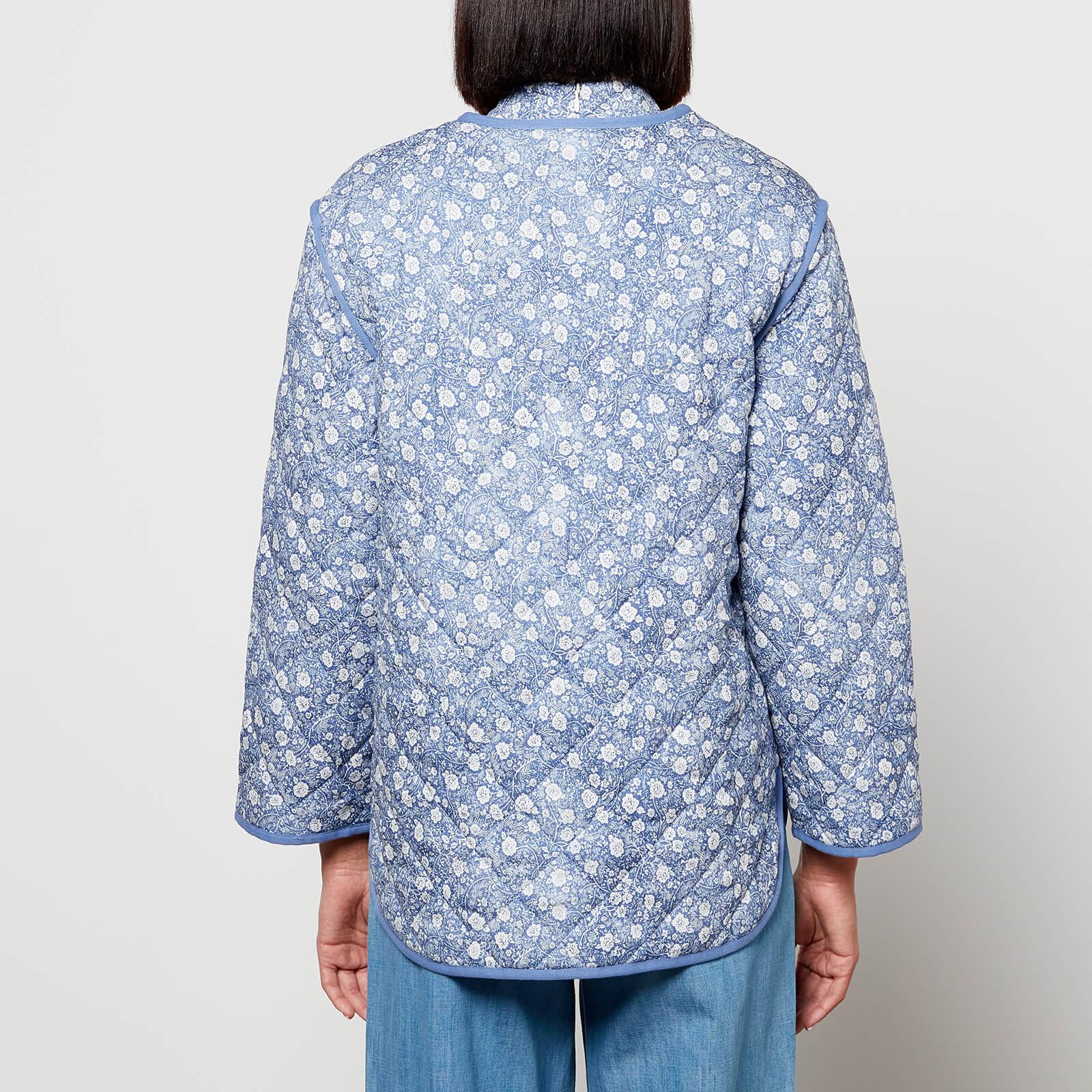 See By Chloé See By Chloe Floral Padded Jacket in Blue | Lyst
