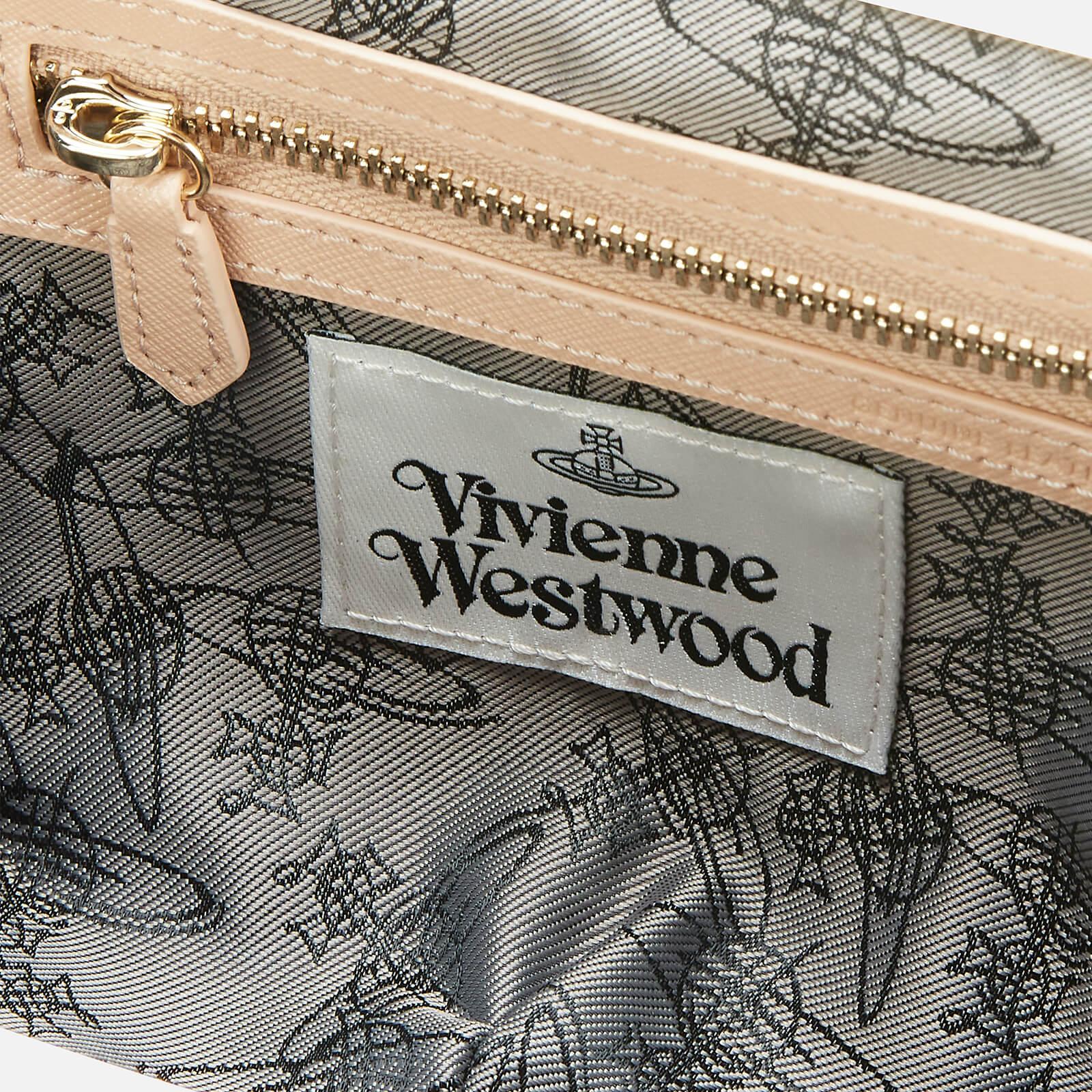 Vivienne Westwood Granny Frame Saffiano Leather Bag in Natural