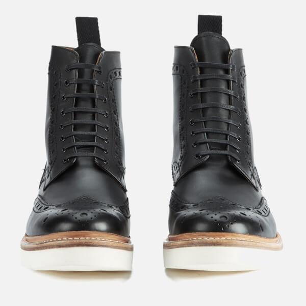 Grenson fred boots hot sale black