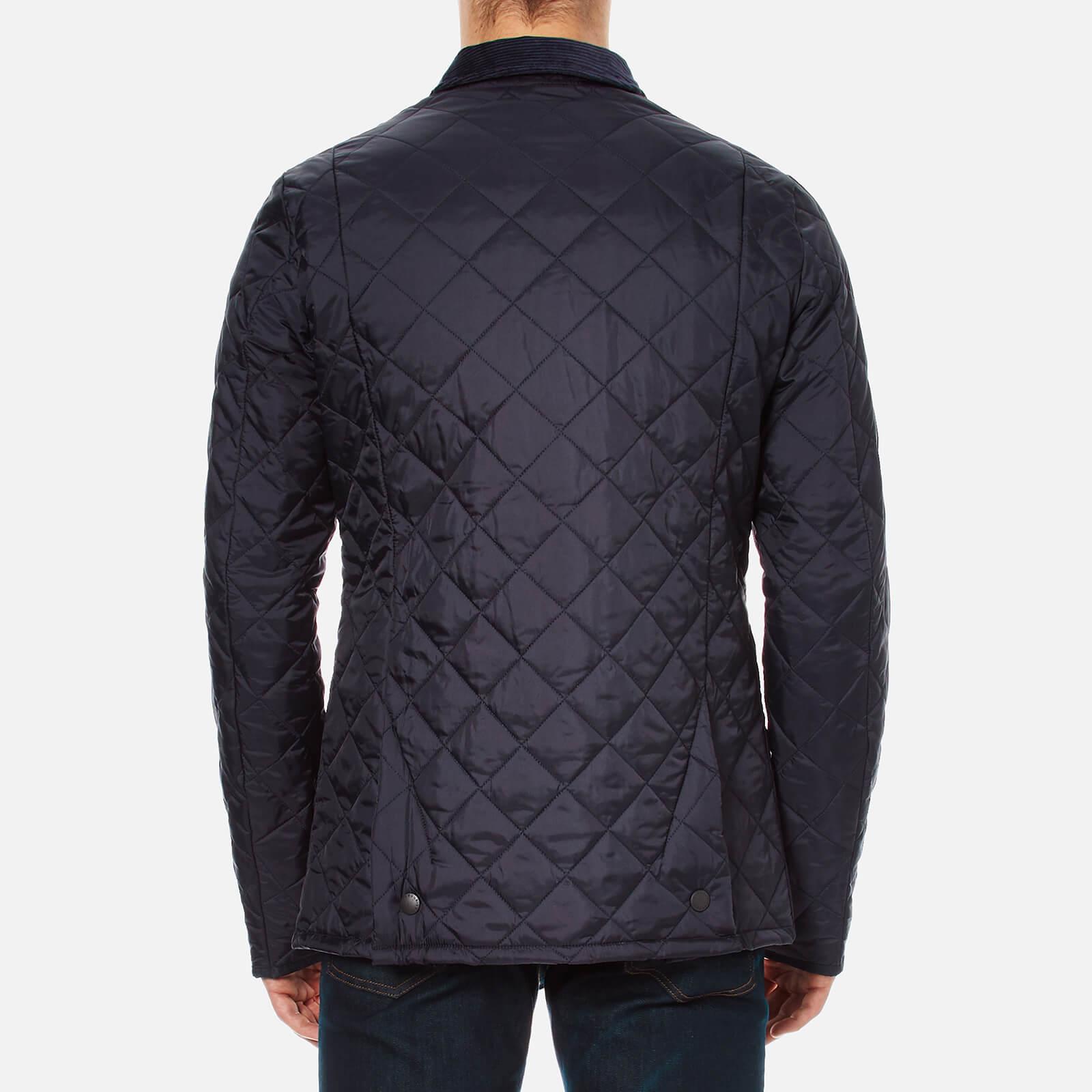 Barbour Corduroy Heritage Liddesdale Quilt Jacket in Navy (Blue) for Men Lyst