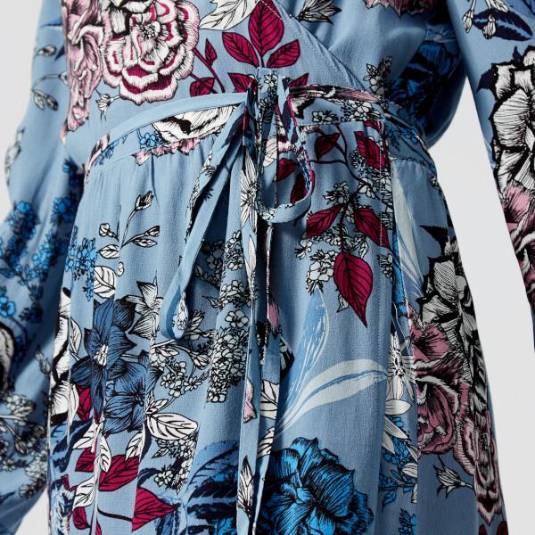 gestuz begonia wrap dress