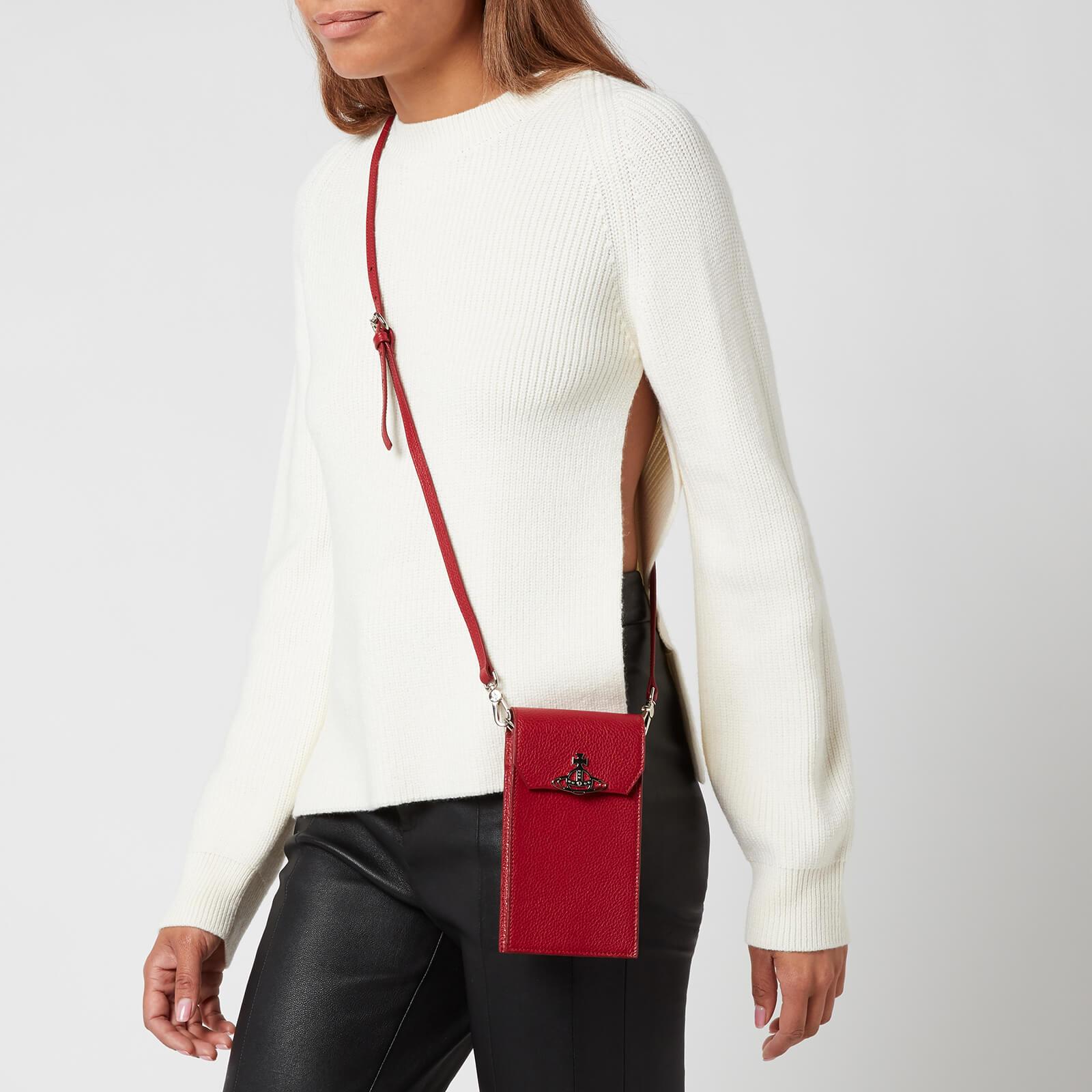 Vivienne Westwood Leather Jordan Phone Bag in Red | Lyst Australia