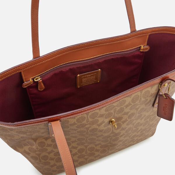market tote in signature canvas