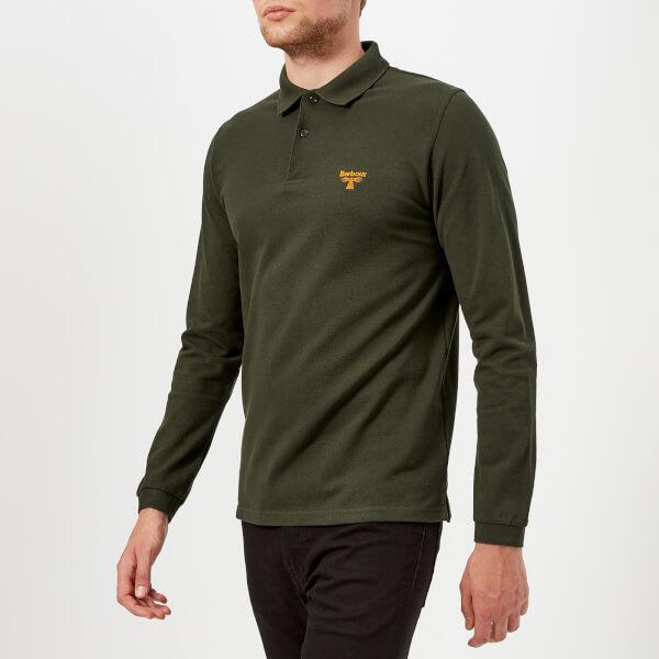 barbour mens long sleeve polo