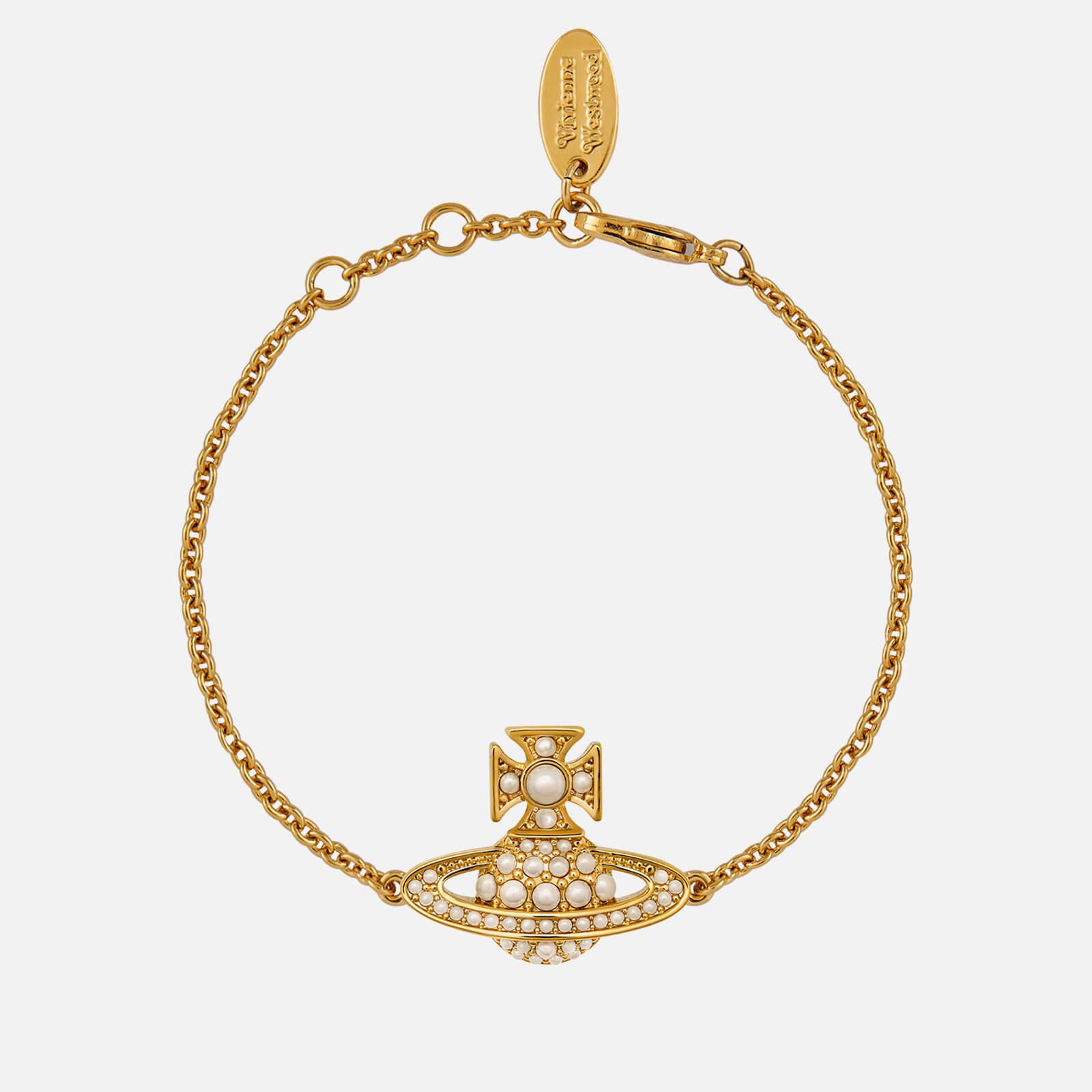 Vivienne Westwood Luzia Bas Relief Gold-tone Bracelet in Metallic | Lyst