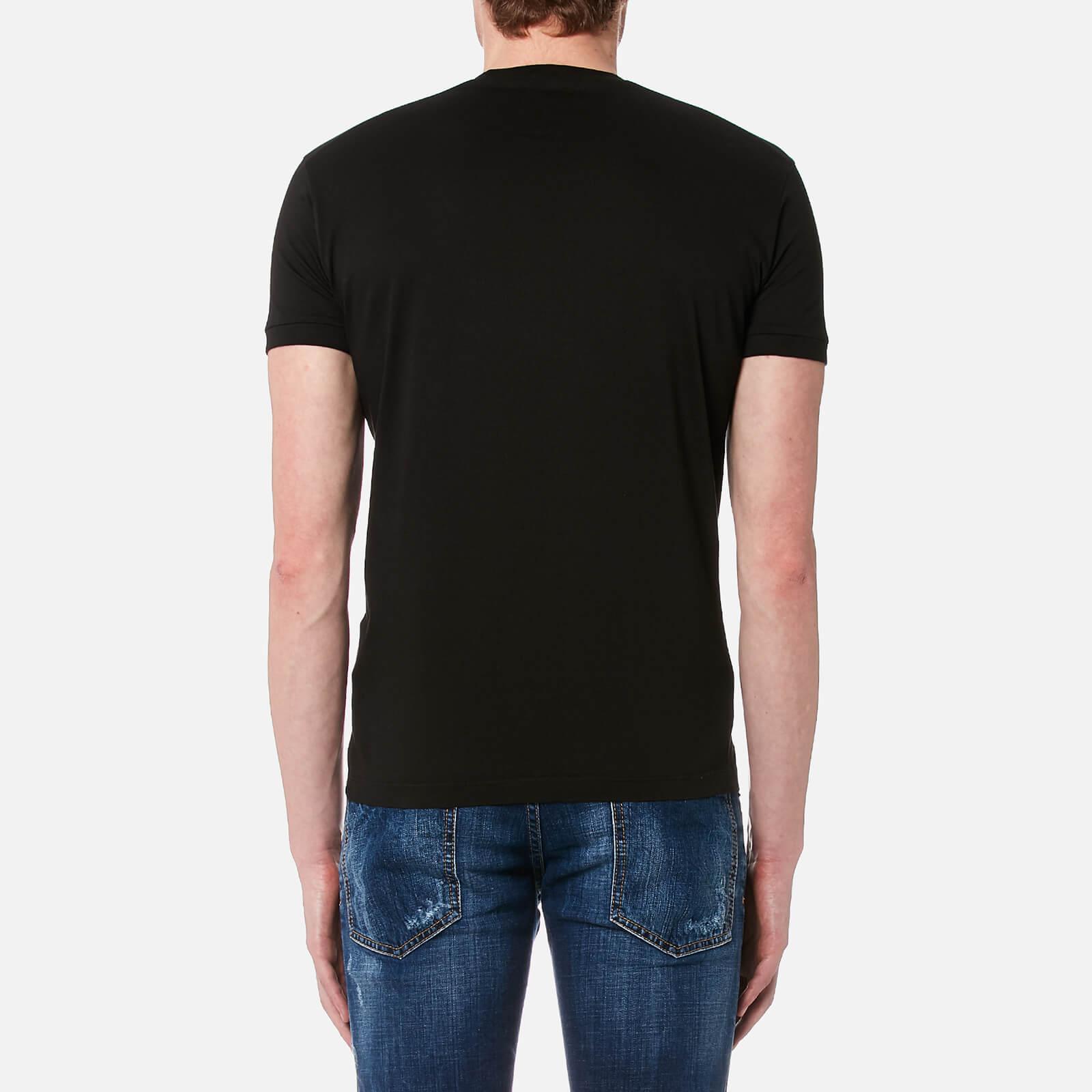 DSquared² Cotton 24-7 T-shirt in Black for Men - Lyst