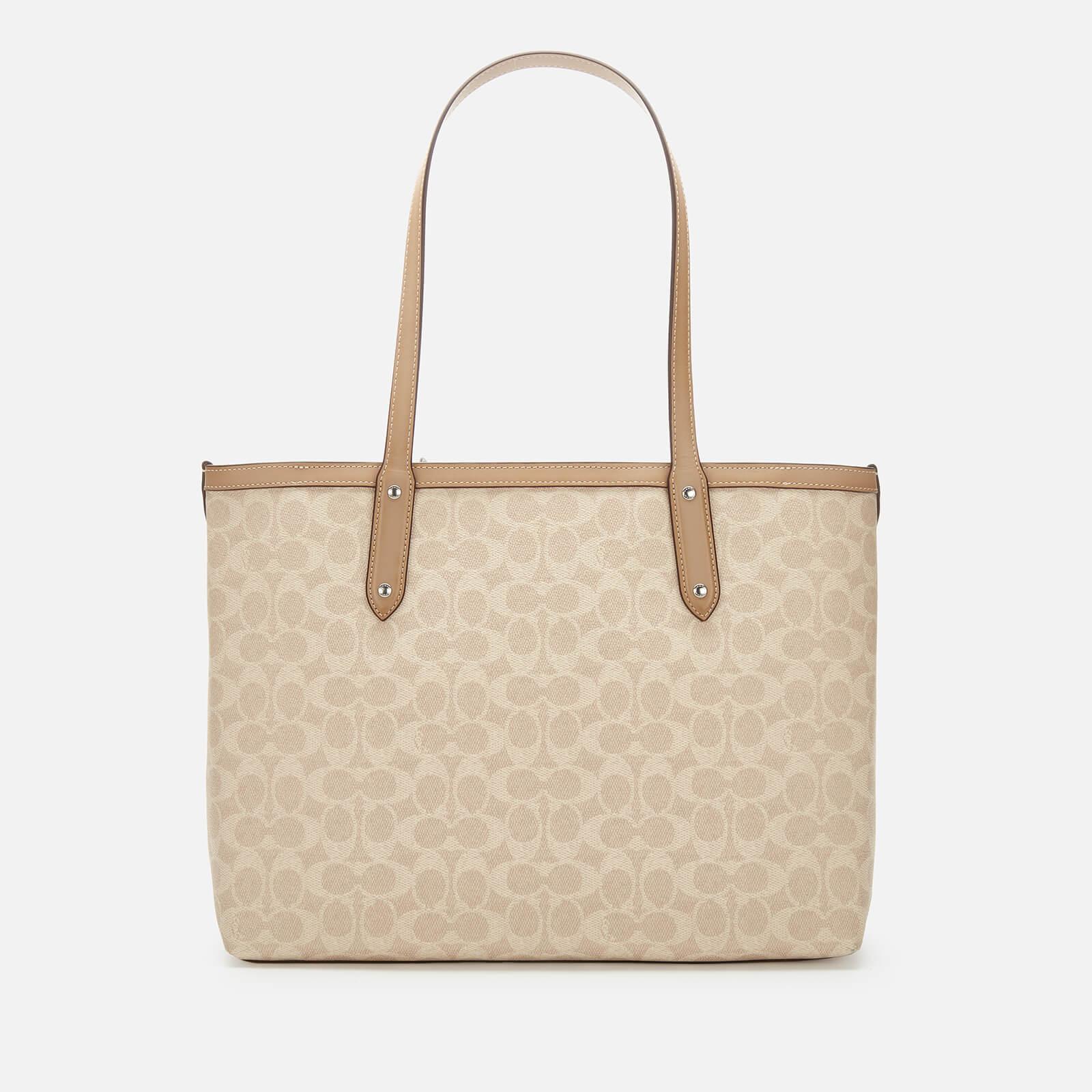 coach central tote signature