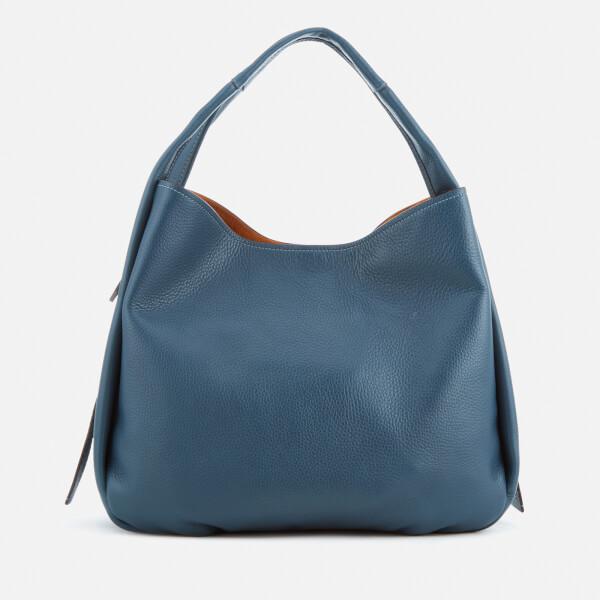 Coach 1941 Duffle in Navy Blue Pebble Leather - Bucket Bag