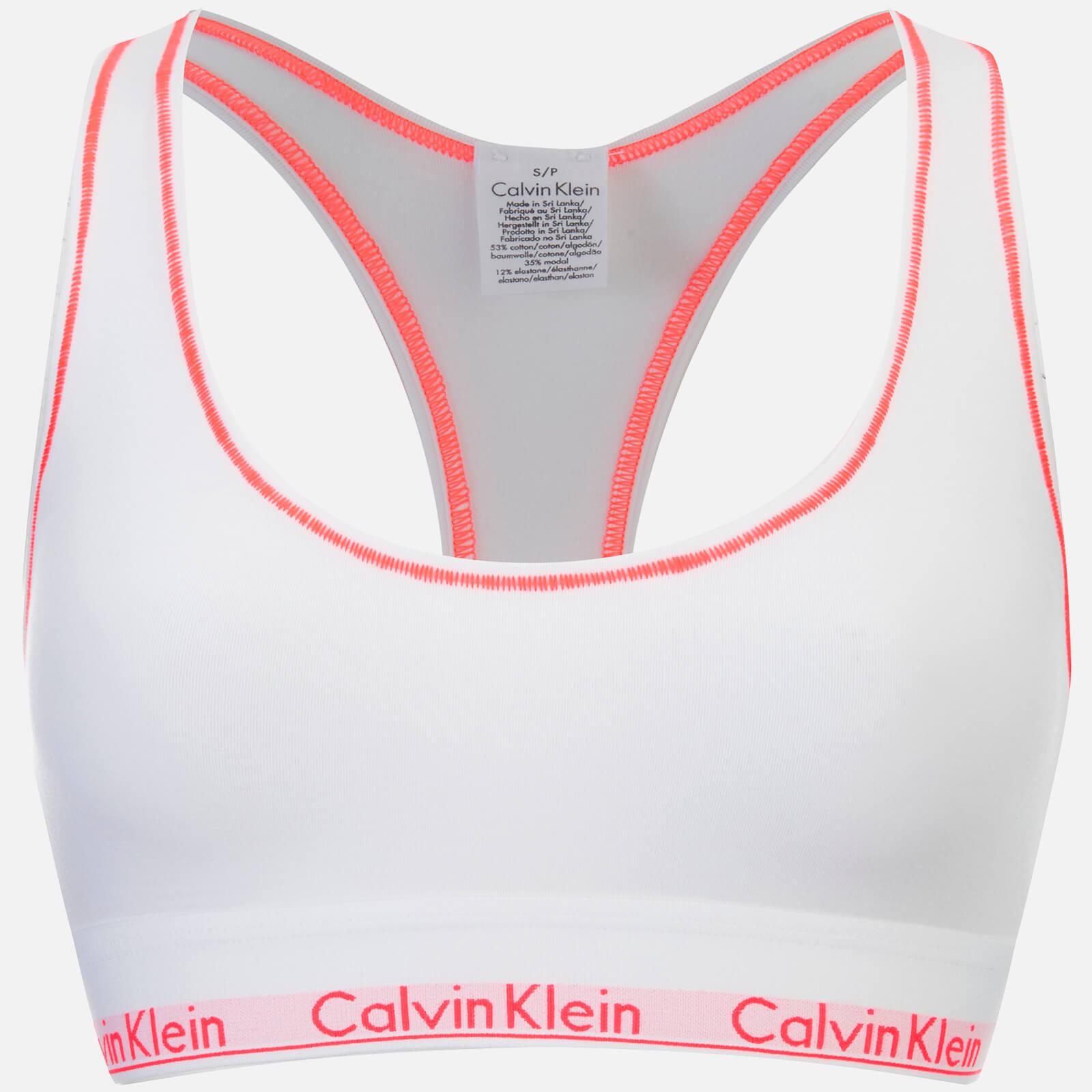 Calvin Klein Modern Cotton Bralette in White Save 25 Lyst