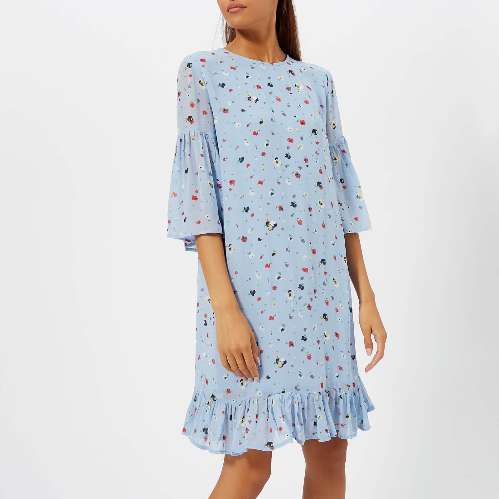 dainty georgette mini dress