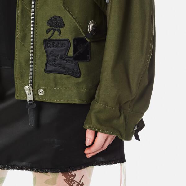 coach military jacket