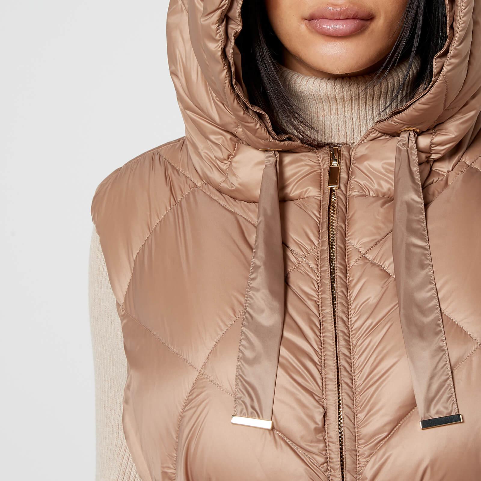 Max Mara The Cube Tregil Quilted Shell Down Gilet in Natural Lyst UK