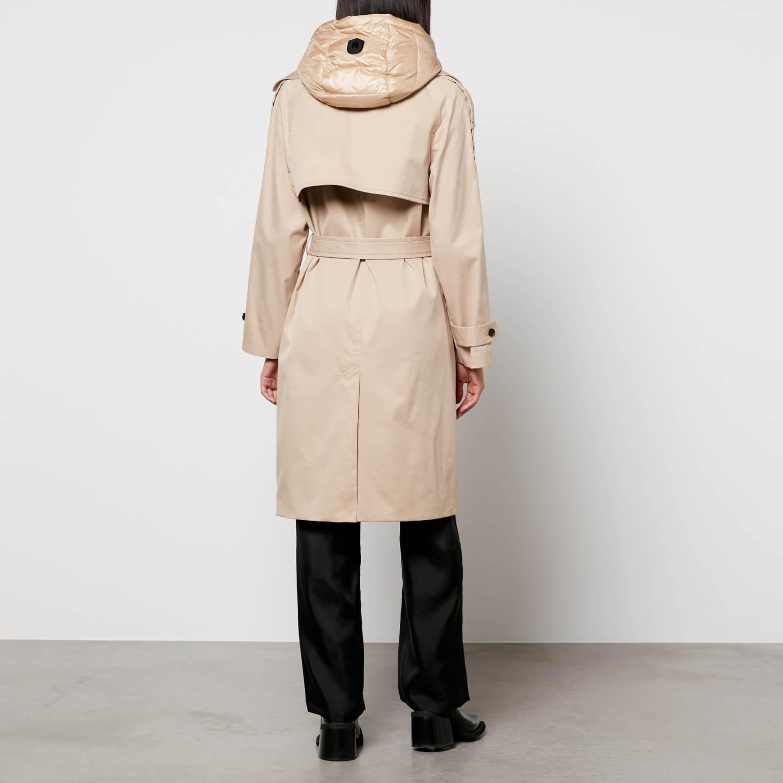 Mackage Trisha Trench Coat With Hood in Natural | Lyst